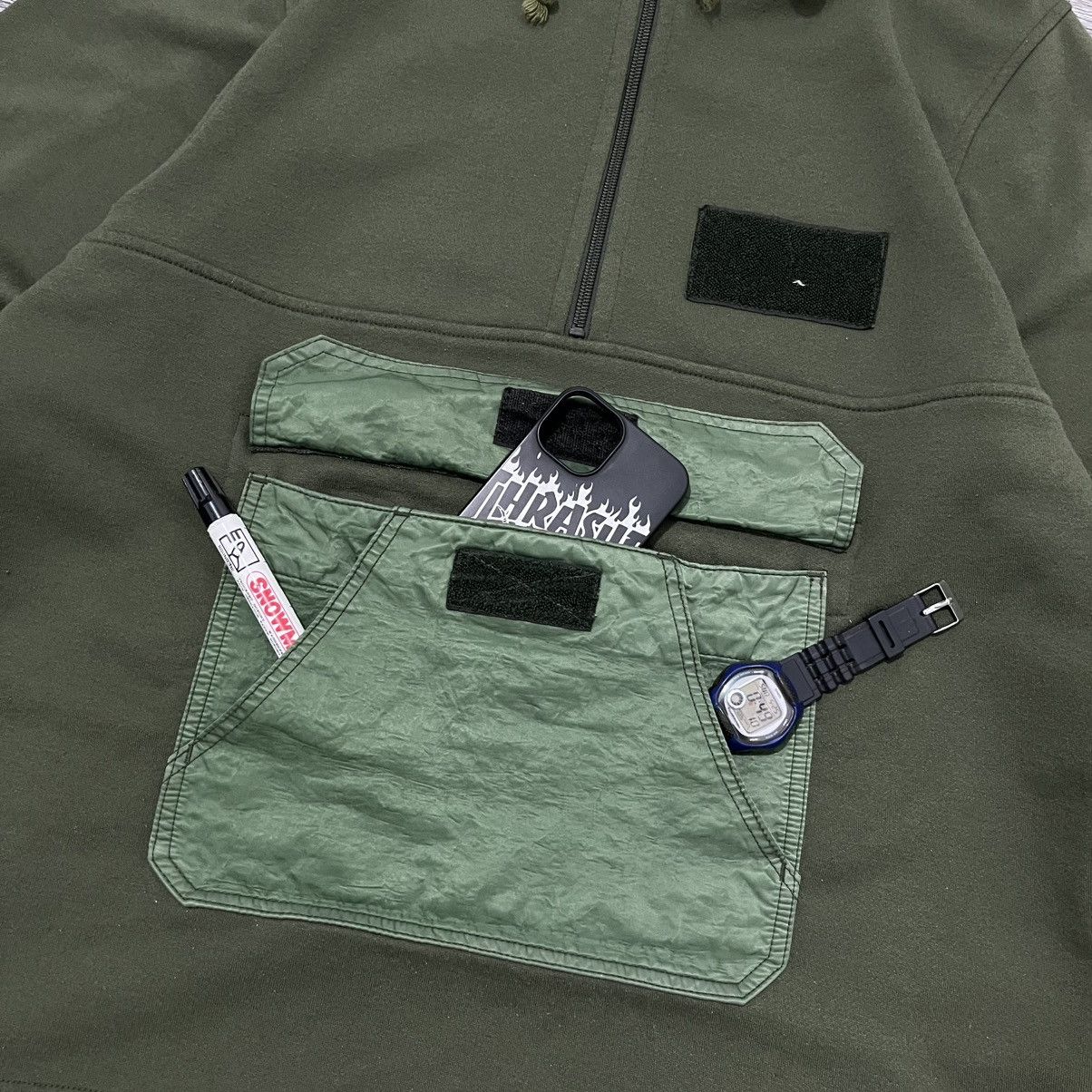 Comme des Garcons Homme Comme Des Garcons Homme Military Hoodie HT-T002 Size US S / EU 44-46 / 1 - 8 Thumbnail