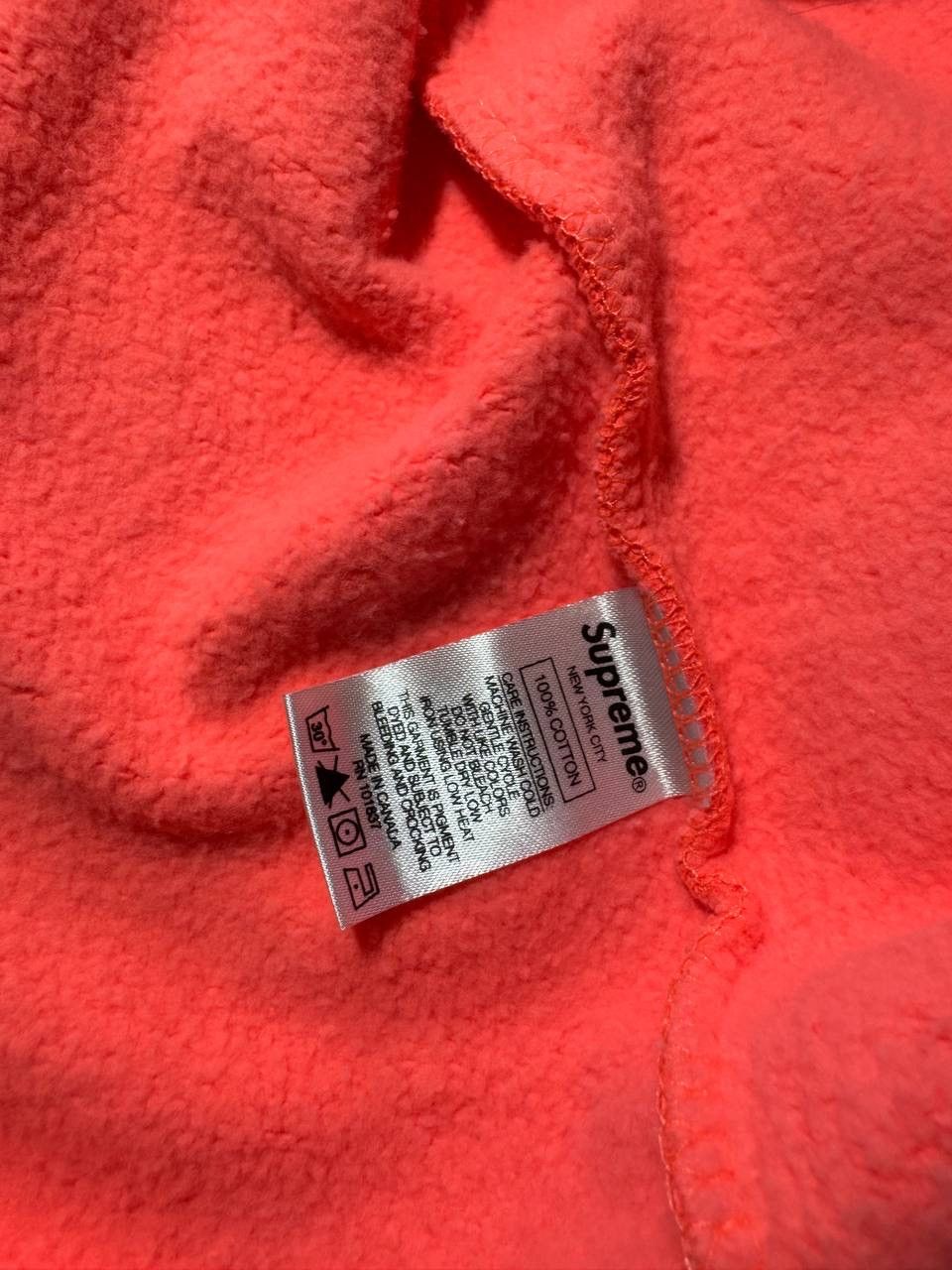 Supreme Supreme Reflective Small Box Logo Pink Zip Up Hoodie Cotton Size US M / EU 48-50 / 2 - 10 Thumbnail