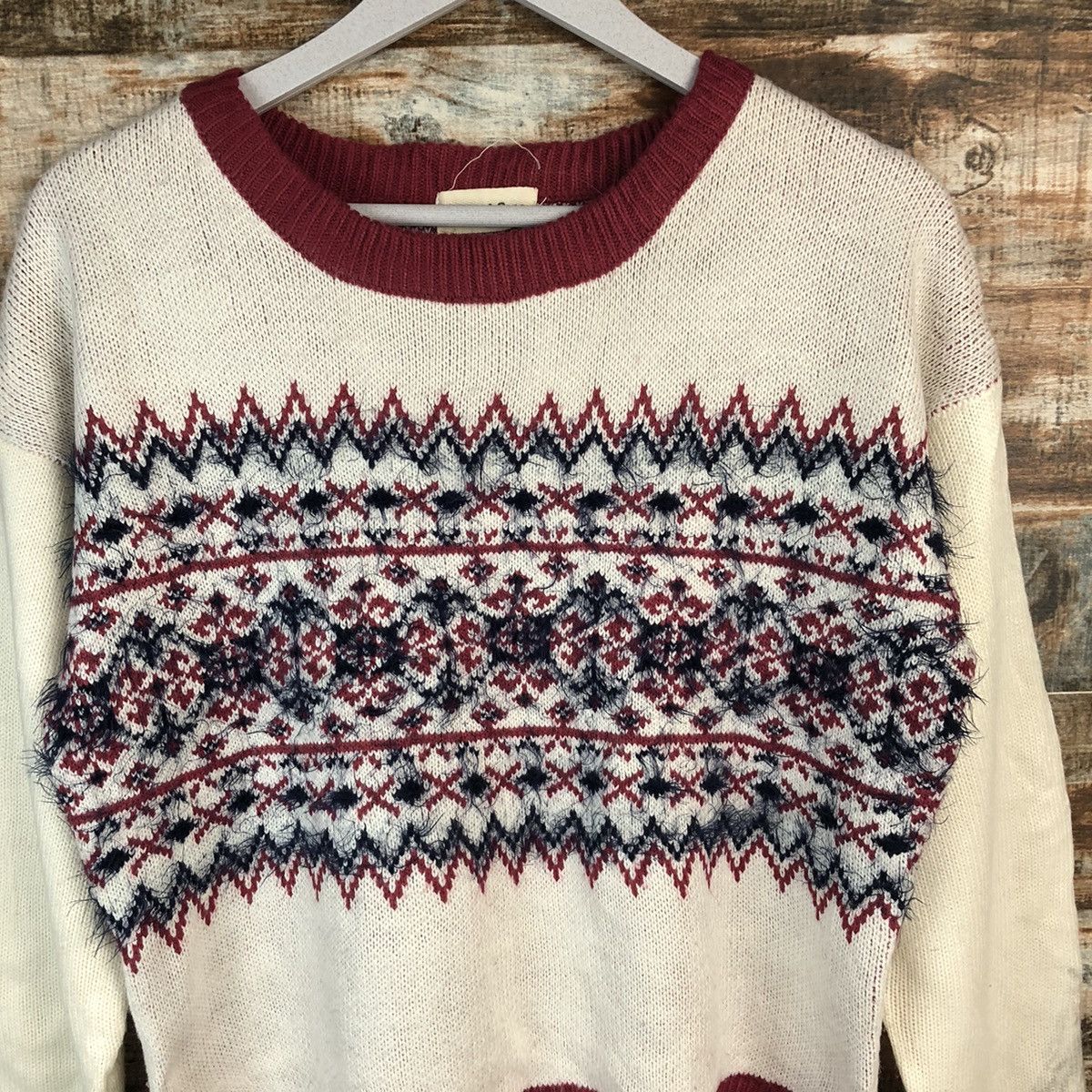 Homespun Knitwear × Japanese Brand Lobby & Rose Red Knitwear #A1322 Size S / US 4 / IT 40 - 5 Thumbnail