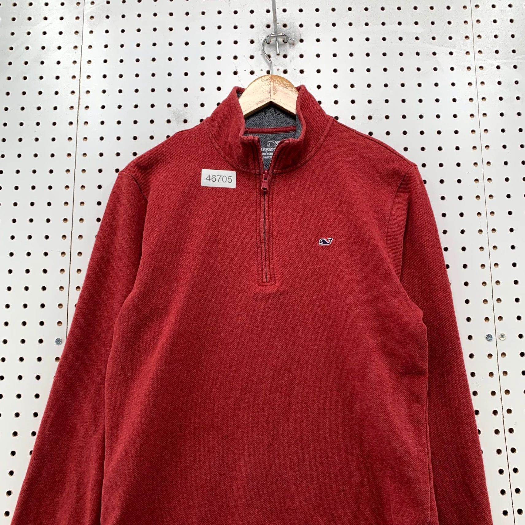 Vineyard Vines Vineyard Vines Performance Sweater Mens Small Red 1/4 Zip Preppy Work Size US S / EU 44-46 / 1 - 4 Thumbnail