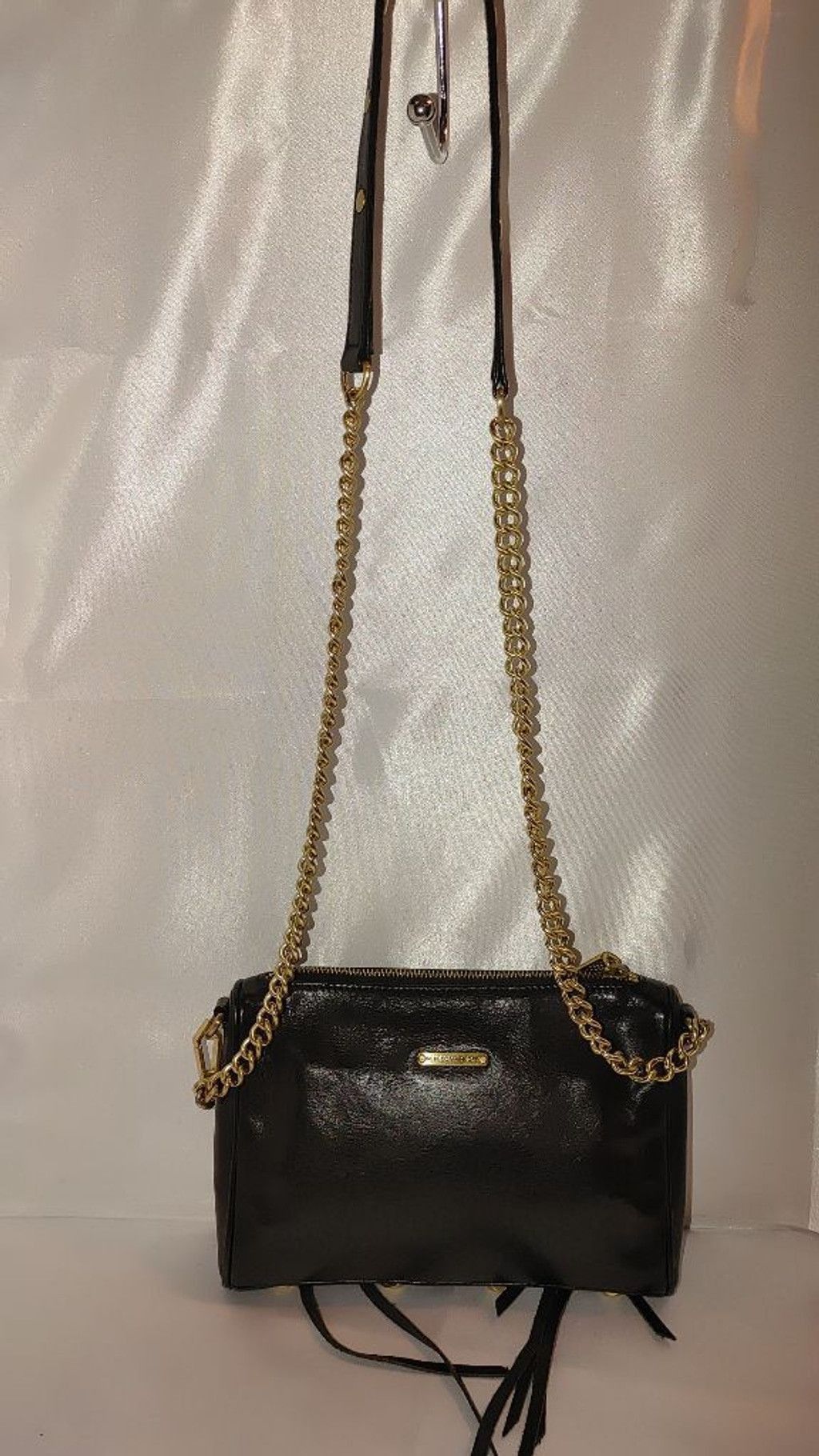 Rebecca Minkoff Rebecca Minkoff Leather Moto 3-Zip Crossbody Convertible Bag Size ONE SIZE - 4 Thumbnail