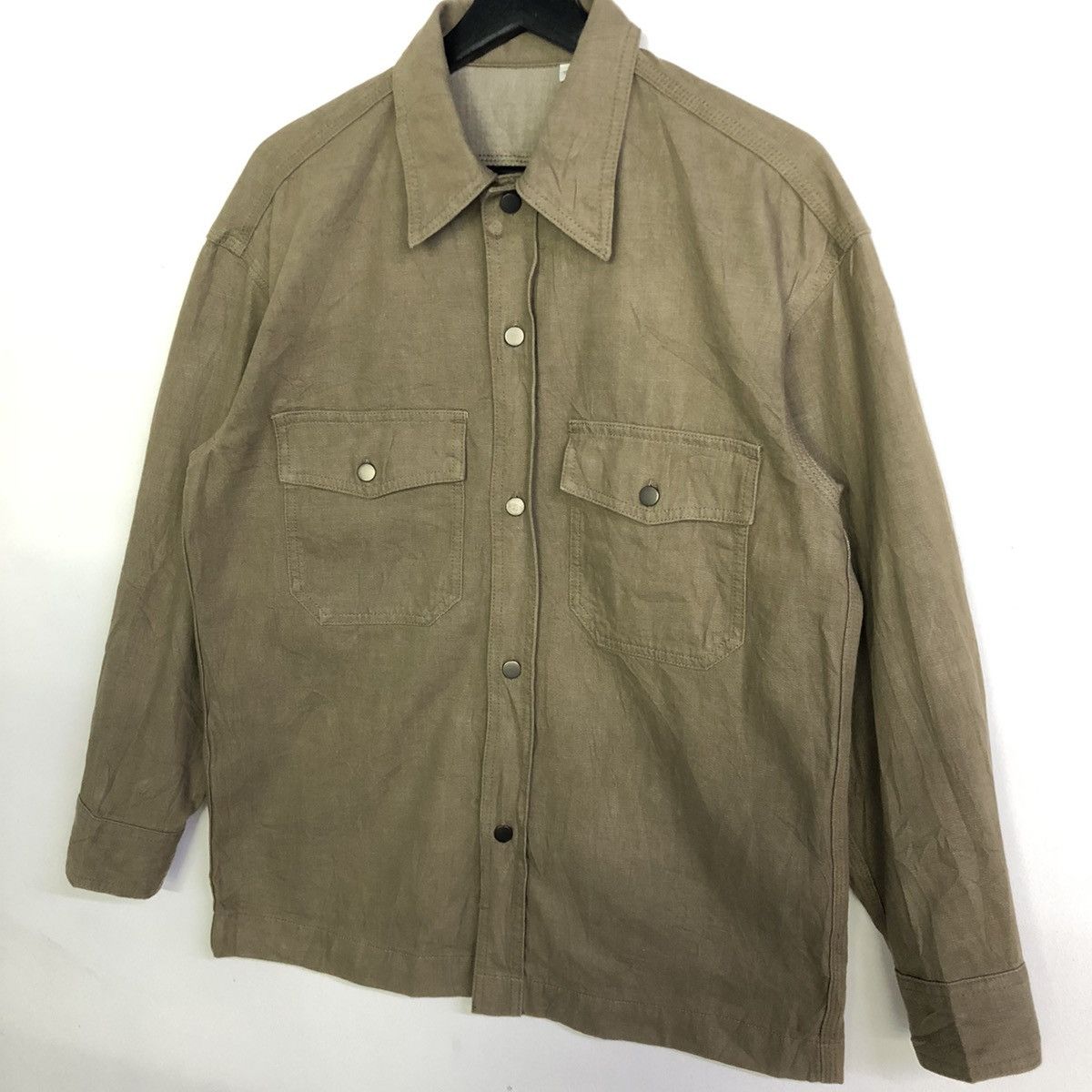 Lemaire × Uniqlo Christophe LemaireXUniqlo U Denim Oversize Long Sleeve Shirt Size US S / EU 44-46 / 1 - 5 Thumbnail