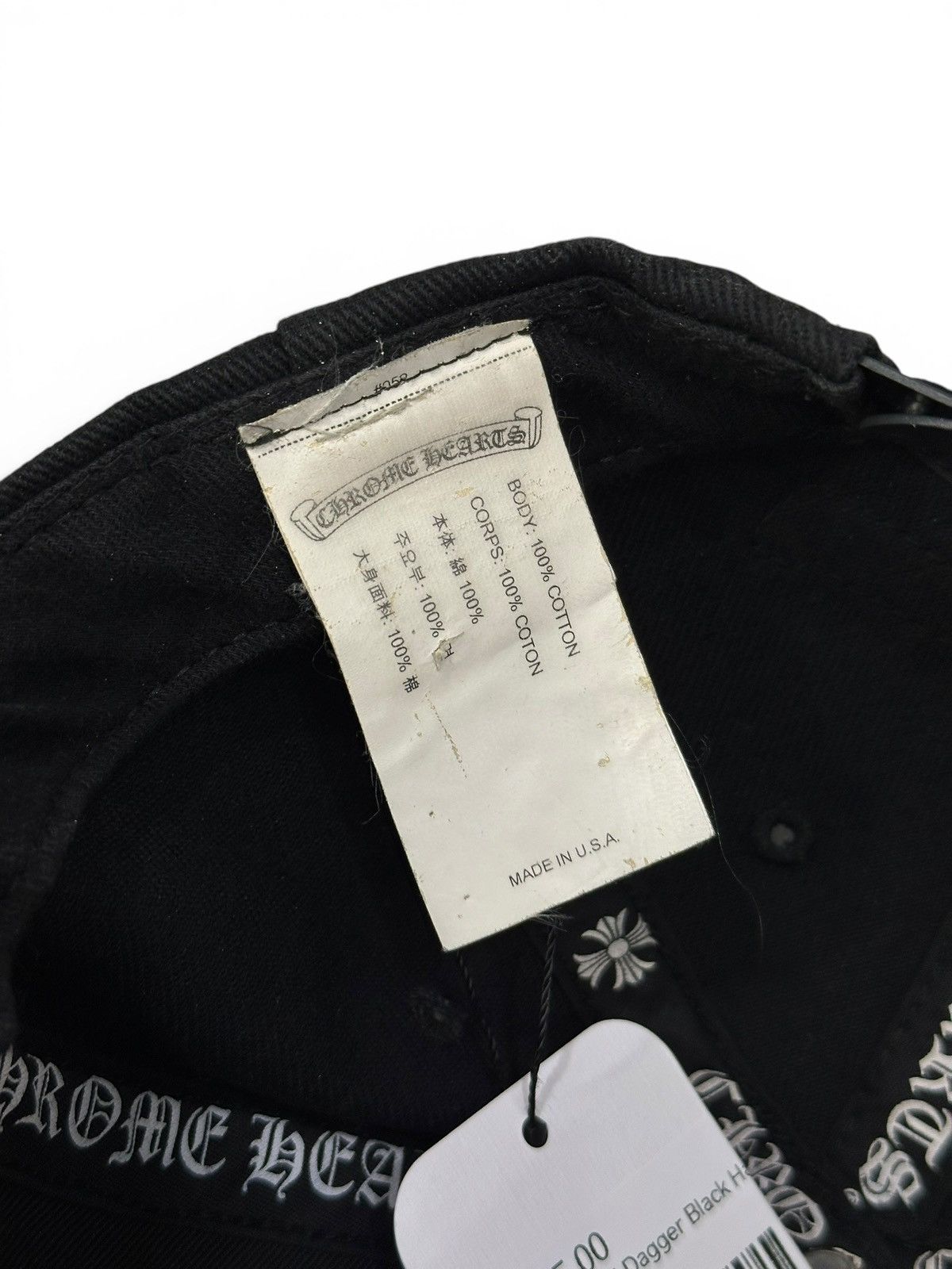 Chrome Hearts Chrome Hearts RS3 Baseball Hat Size ONE SIZE - 7 Thumbnail