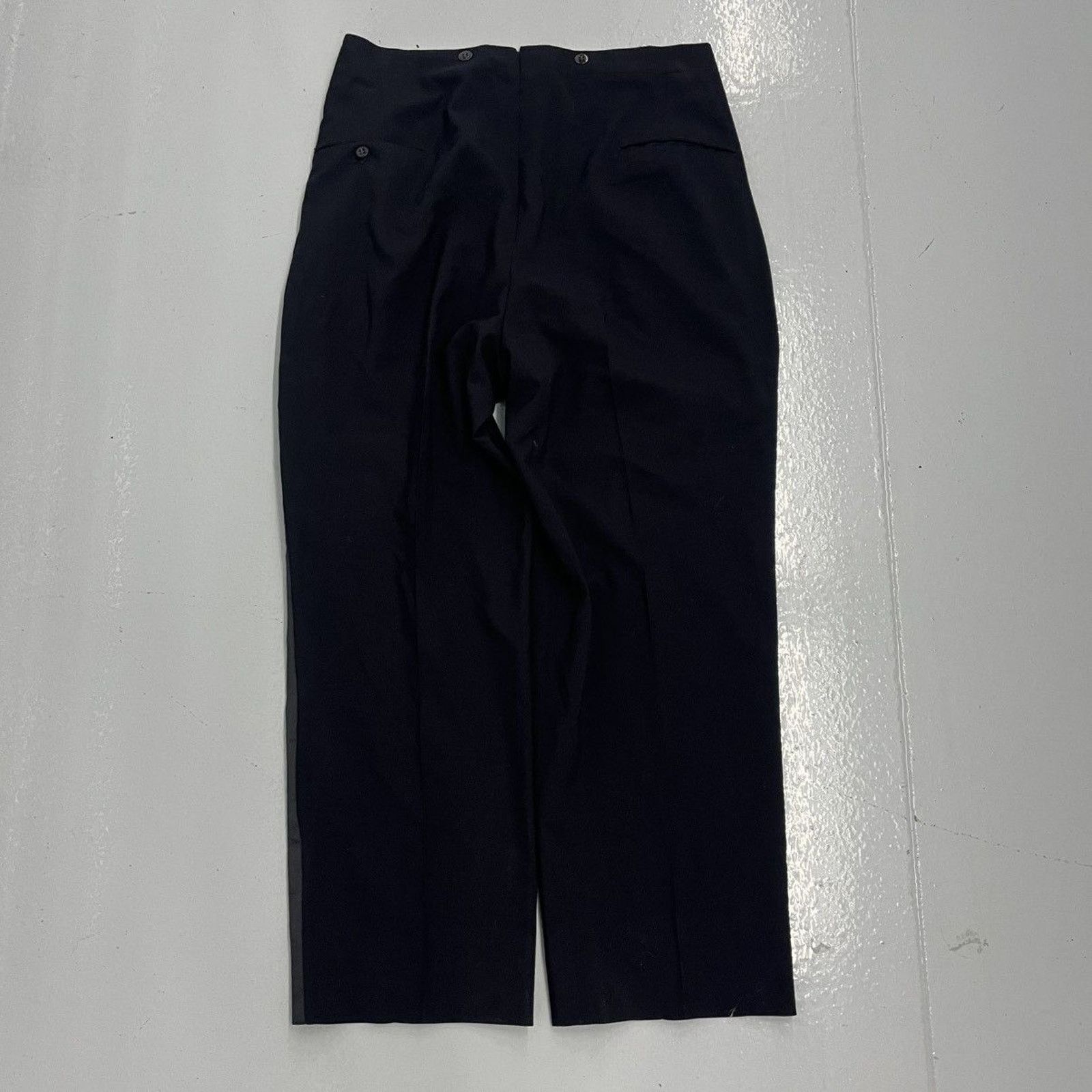 Other Vintage 40s After Six Rudofker Navy Wool 2-Piece Suit Size 44L - 7 Thumbnail