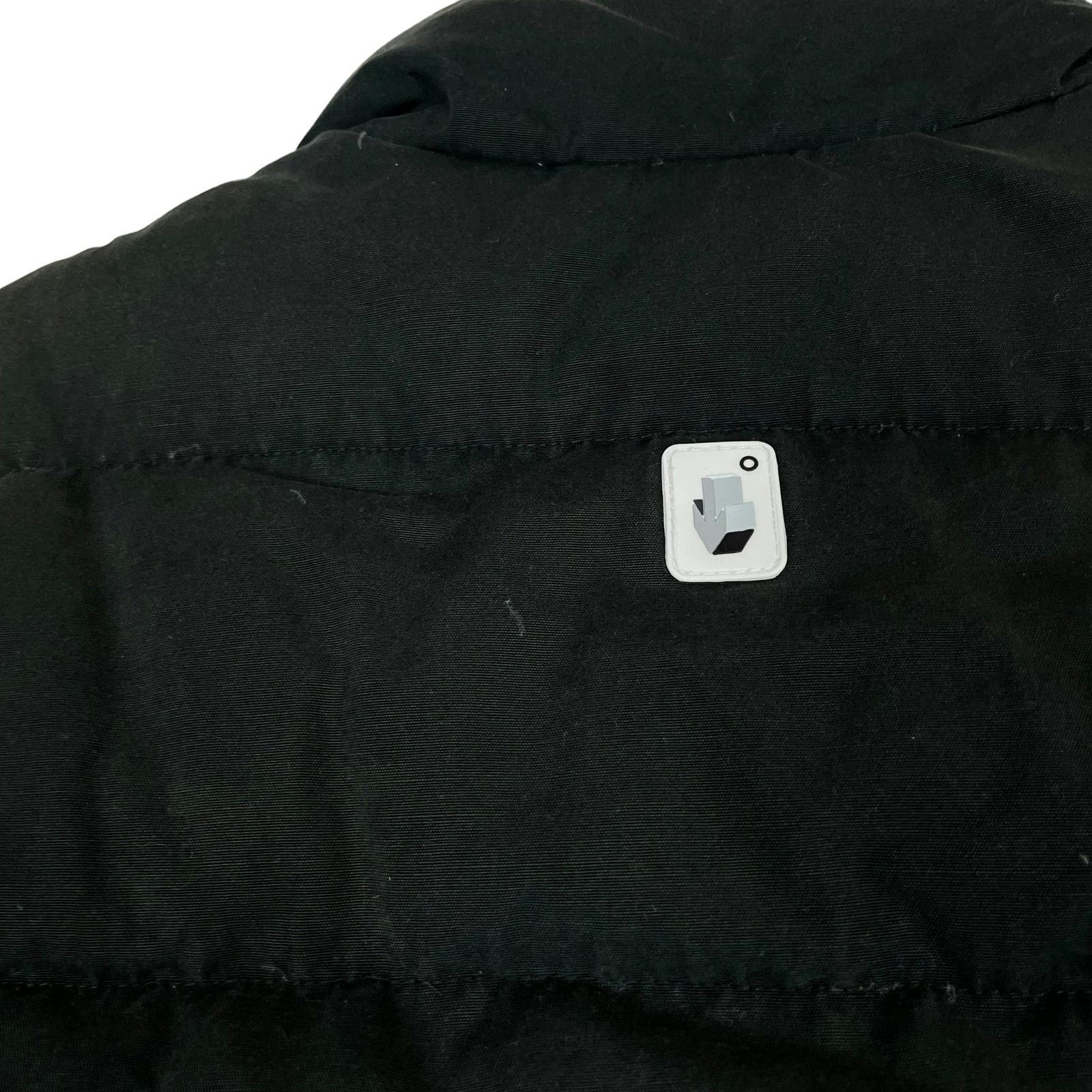 Nike × Vintage Nike Womens Black Gray Gilet Embroidered Swoosh Down Vest XL Size XL / US 12-14 / IT 48-50 - 7 Thumbnail
