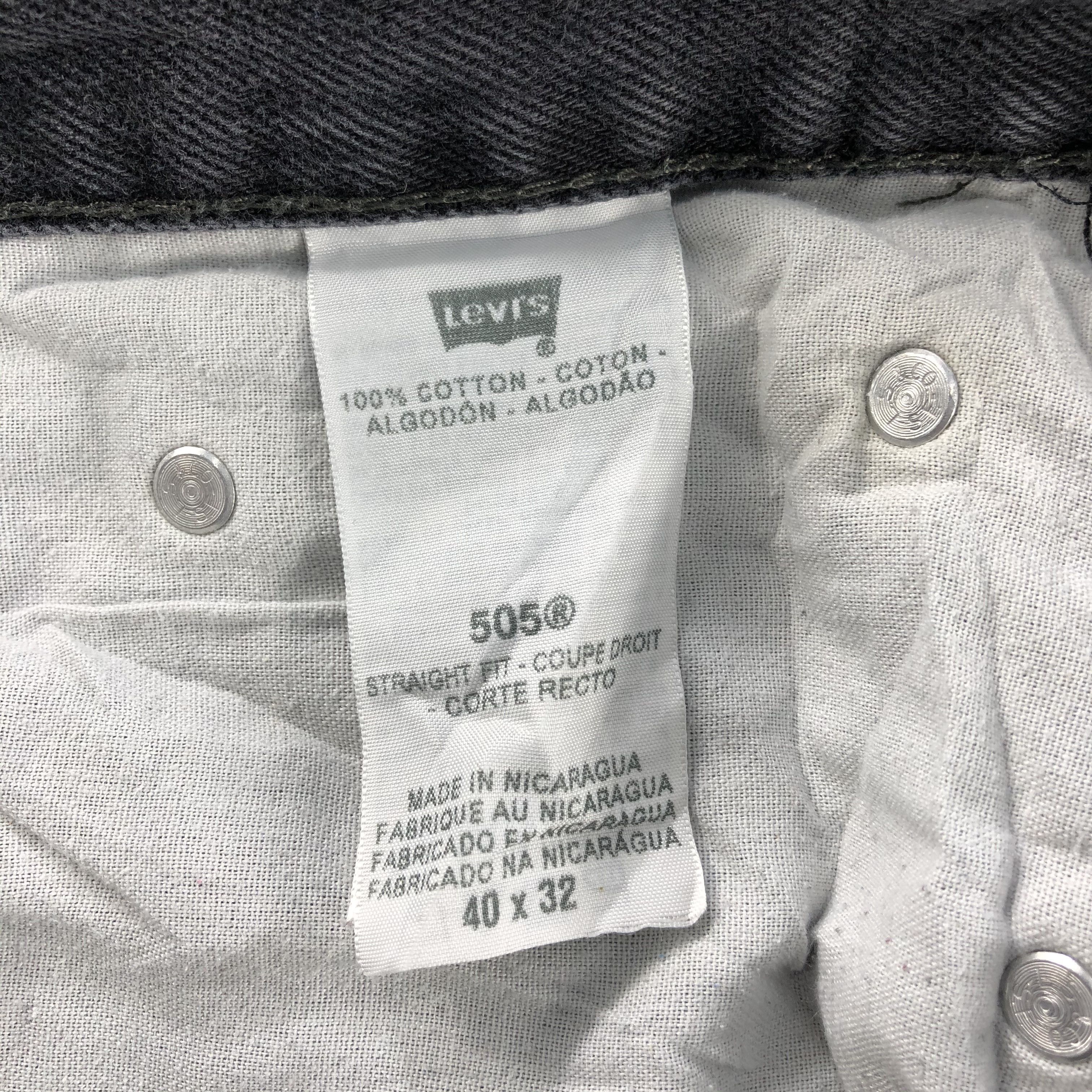 Levi's Vintage Levis 505 Earth Tone Jeans- J1328 Size US 42 / EU 58 - 11 Thumbnail