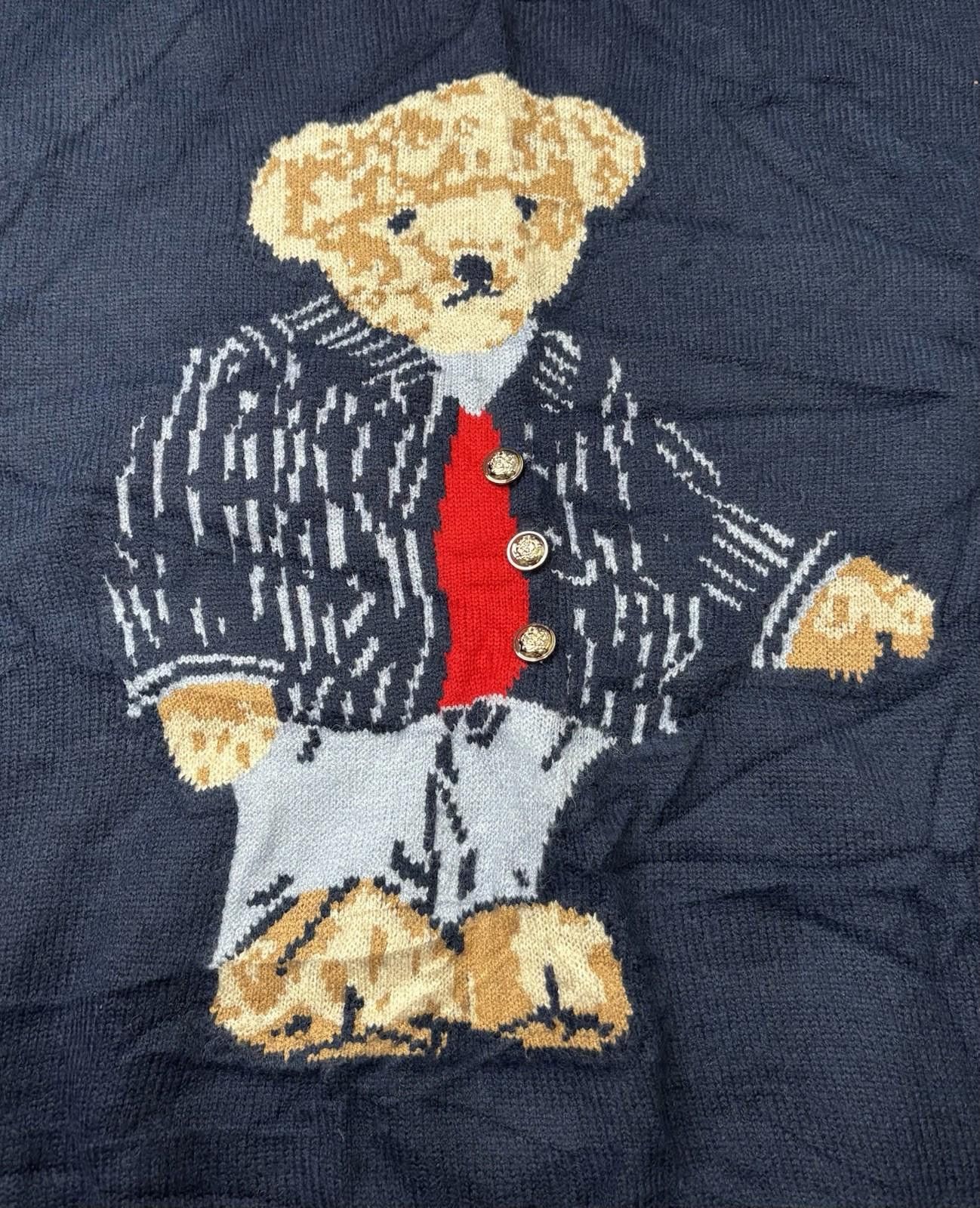Cyderhouse Cider Sweater Womens 2XL Bear Buttons Pullover Navy Size XXL / US 16-18 / IT 52-54 - 5 Thumbnail