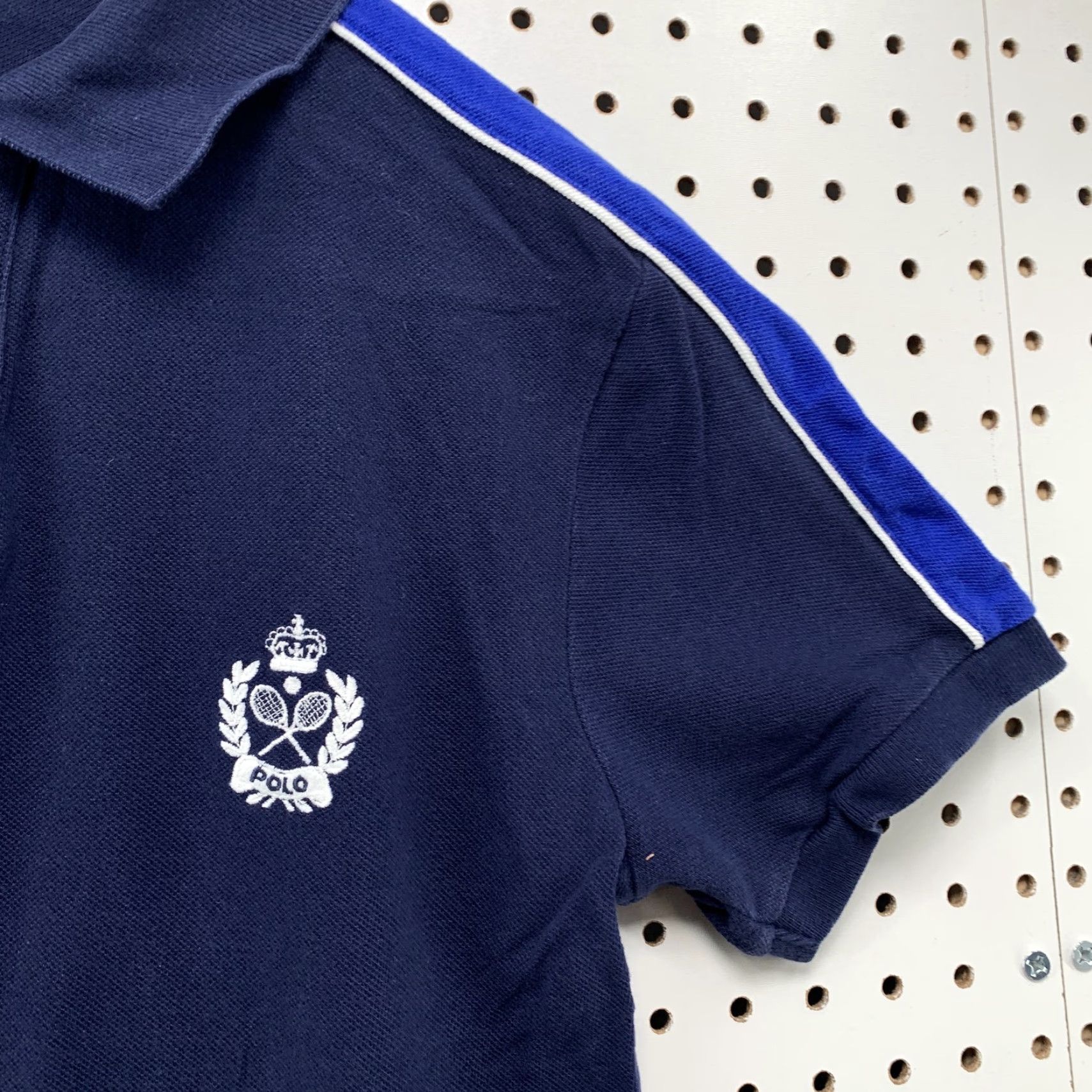 Polo Ralph Lauren VTG Polo Ralph Lauren Rugby Shirt Mens Small Blue Embroidered Tennis Logo Polo Shirt S Blue Tennis Logo Mens Size US S / EU 44-46 / 1 - 7 Thumbnail