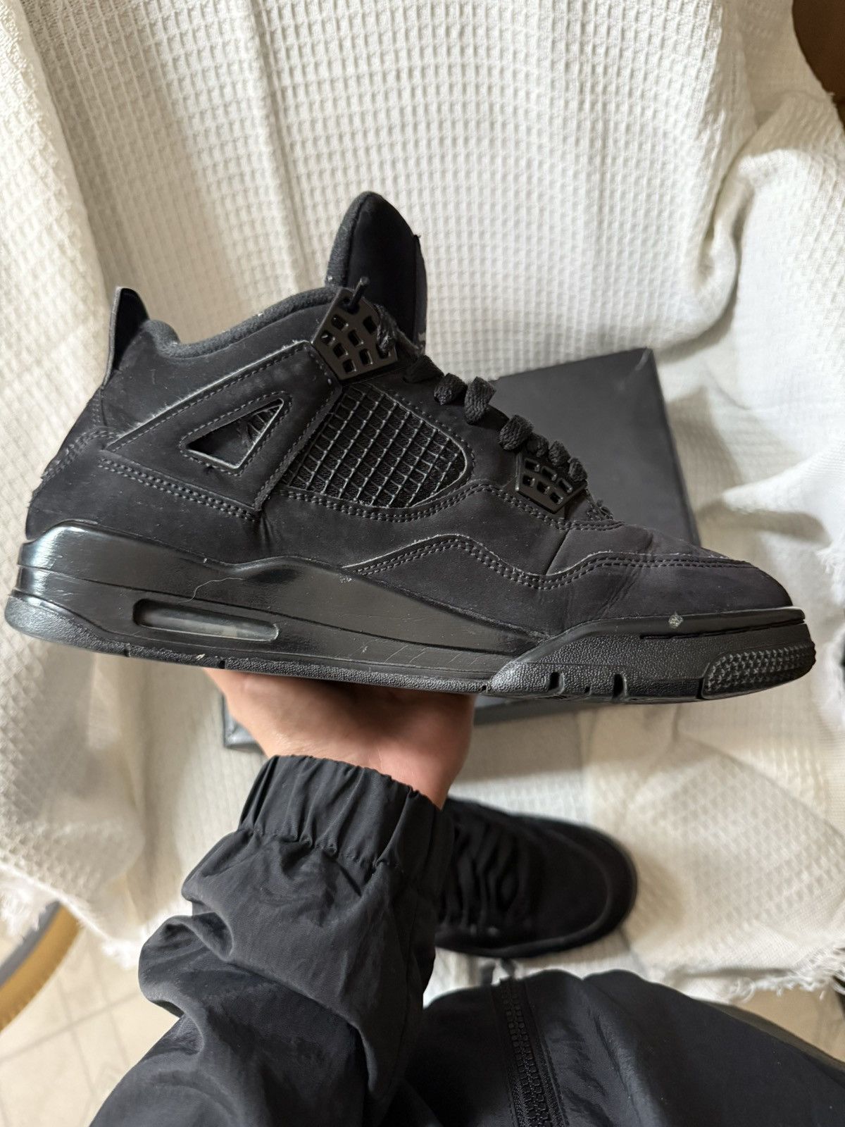 Jordan Brand Jordan 4 Retro Black cats 2020 Size US 9 / EU 42 - 2 Thumbnail