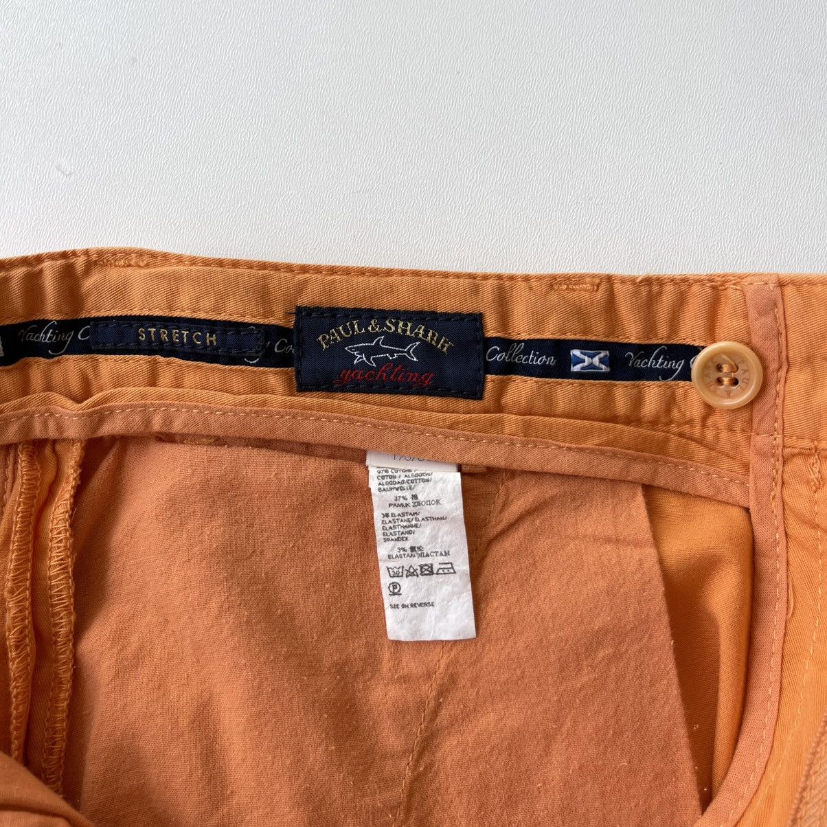 Paul & Shark Paul & Shark Yachting Cotton Stretch Chino Pants Orange Size US 32 / EU 48 - 10 Thumbnail