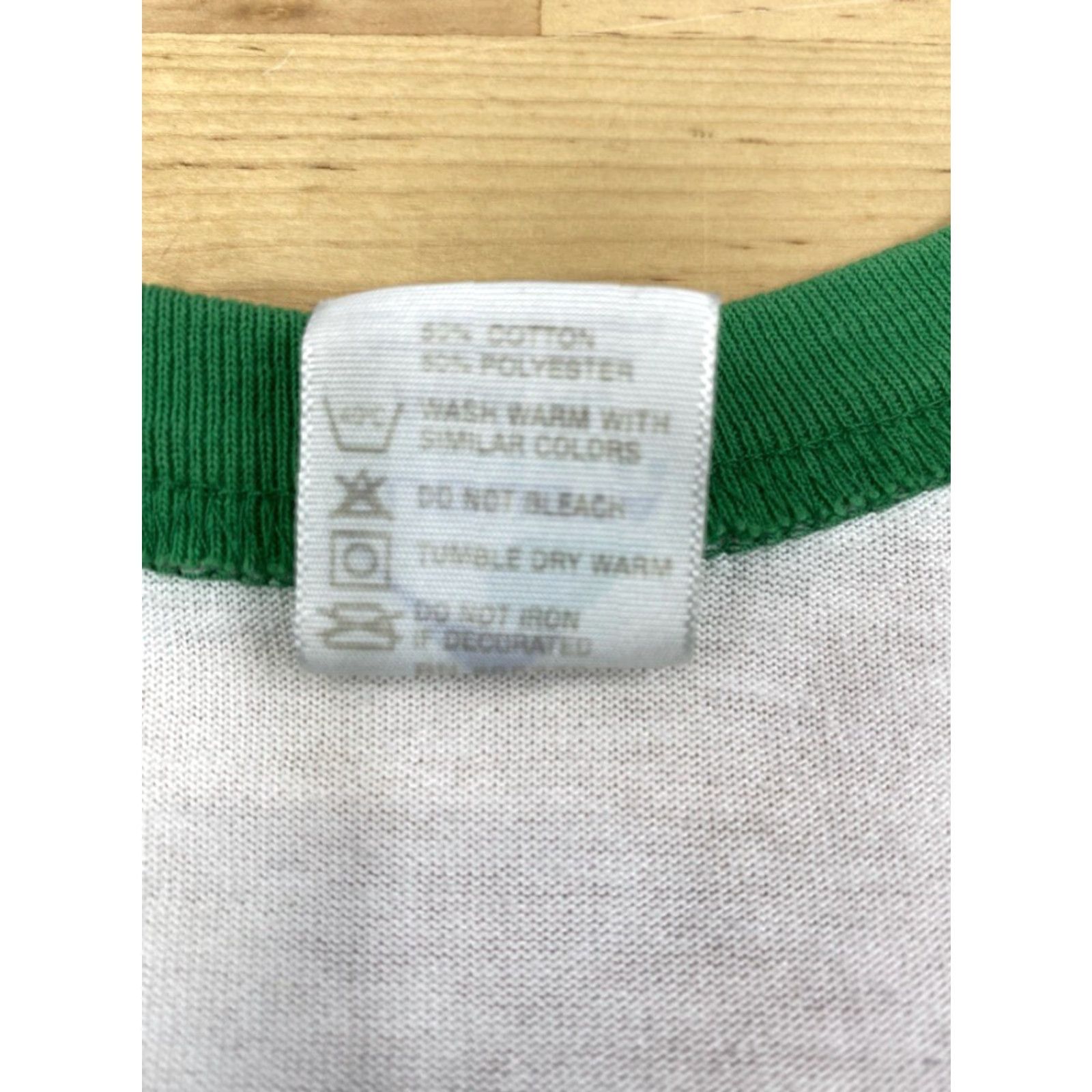 Vintage VINTAGE College Pullin' Hoes Graphic 3/4 Green T Shirt XL #3081 Size US XL / EU 56 / 4 - 5 Thumbnail