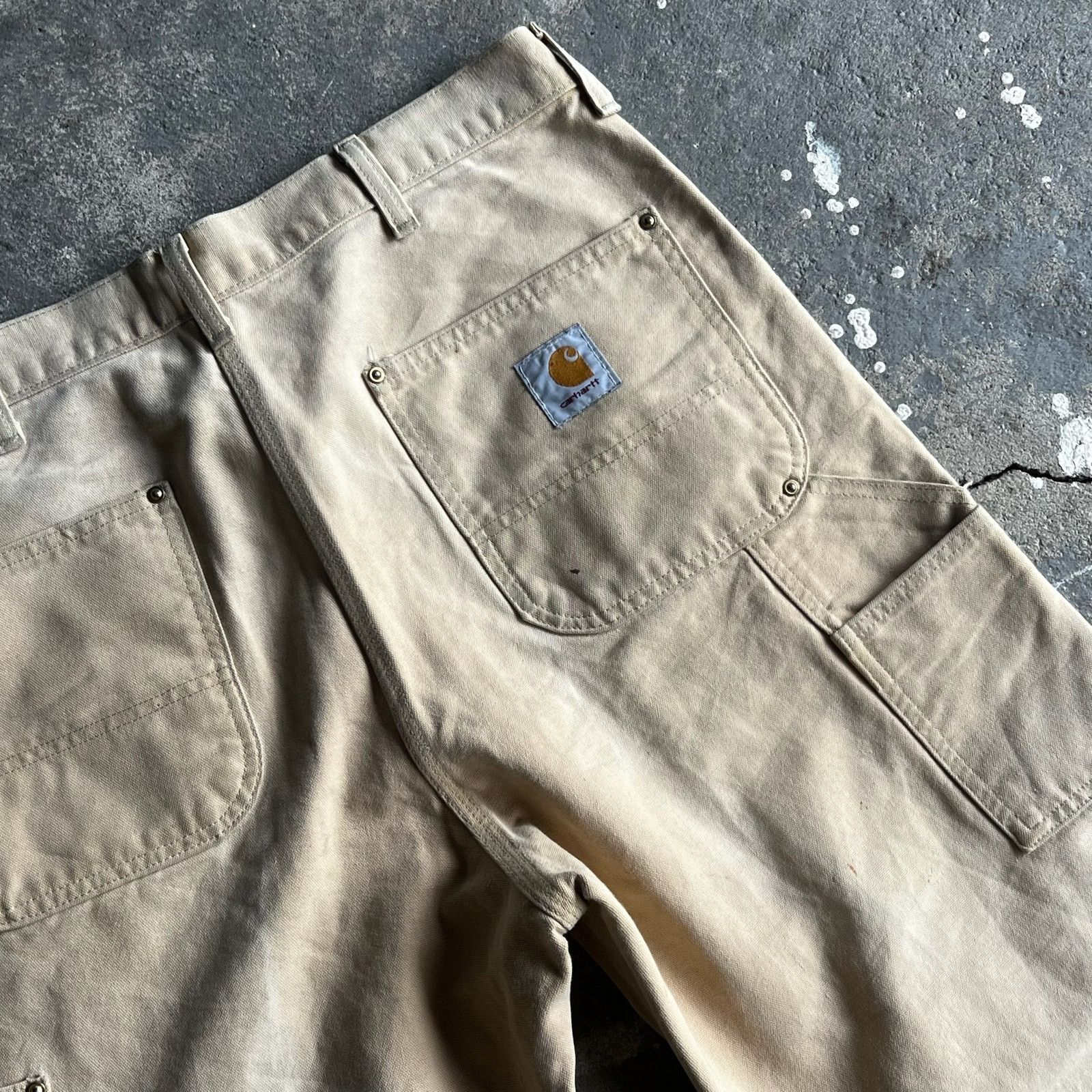 Carhartt × Vintage Carhartt brown double knee work wear carpenter pants Size US 35 - 6 Thumbnail