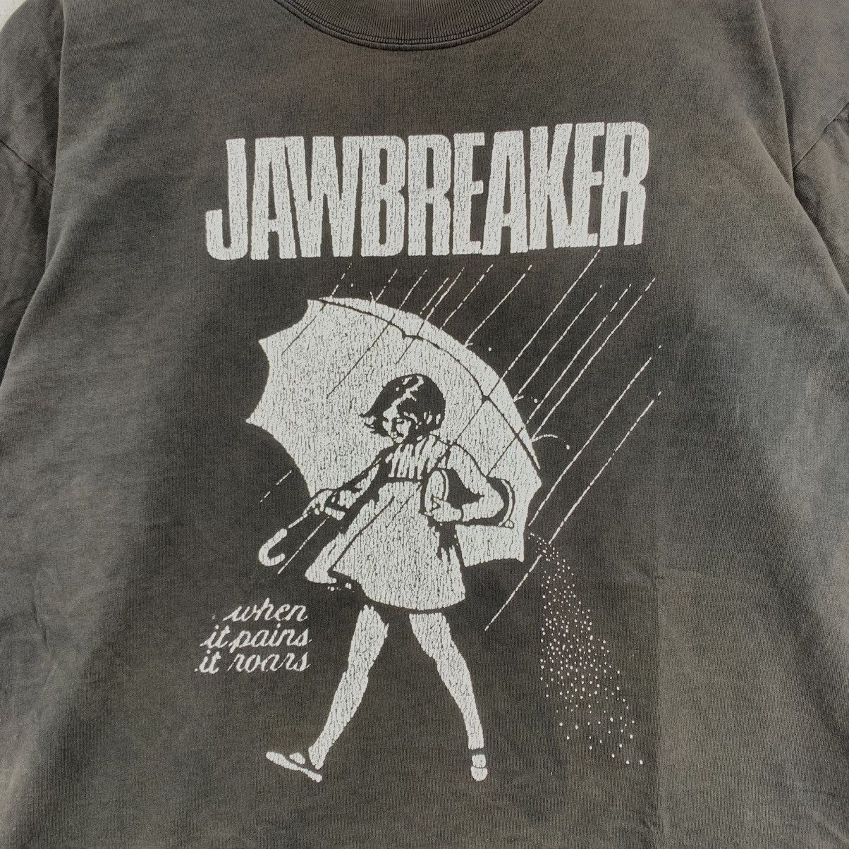 Vintage Vintage 90s JAWBREAKER When It Pains It Roars Rock Tshirt Size US M / EU 48-50 / 2 - 4 Thumbnail