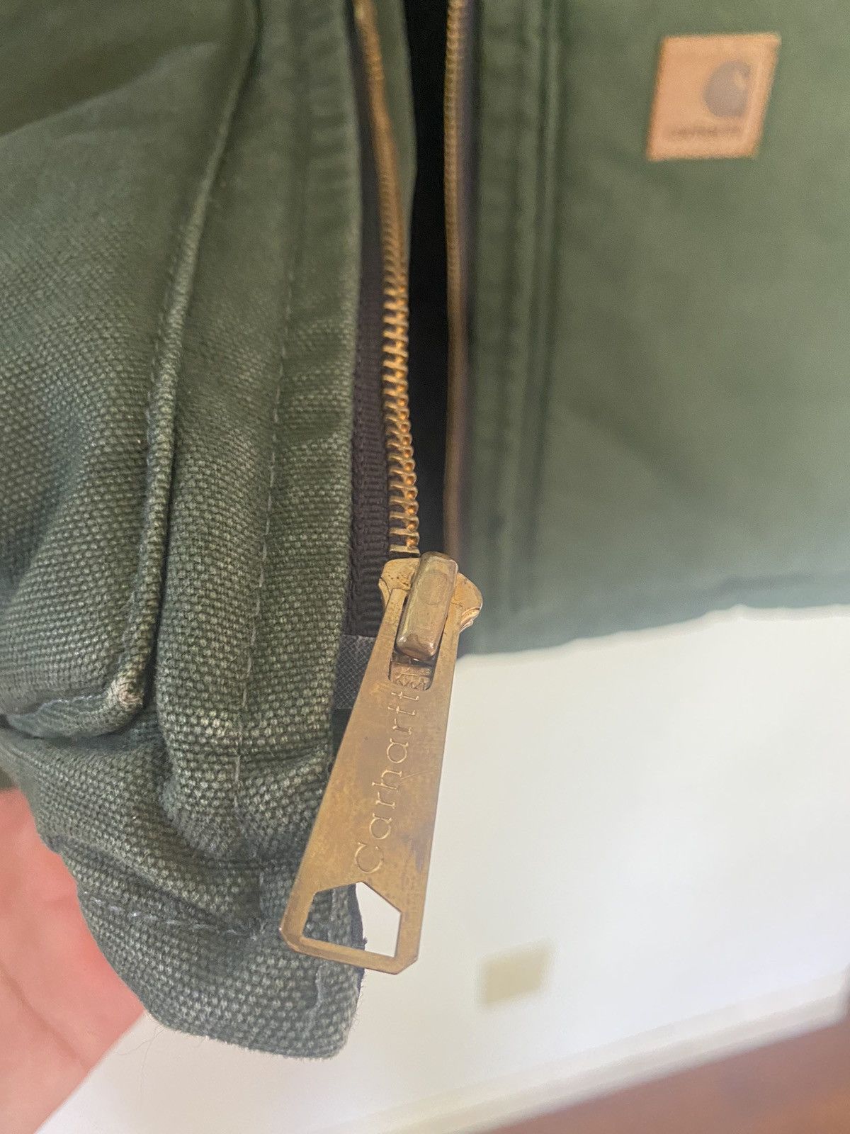 Carhartt × Vintage Vintage Canvas with Quilted Lining Vest Size US M / EU 48-50 / 2 - 3 Thumbnail