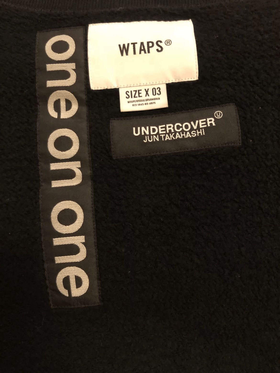 Undercover × Wtaps Undercover x Wtaps Logo Patches Sweatshirt Size US L / EU 52-54 / 3 - 6 Thumbnail