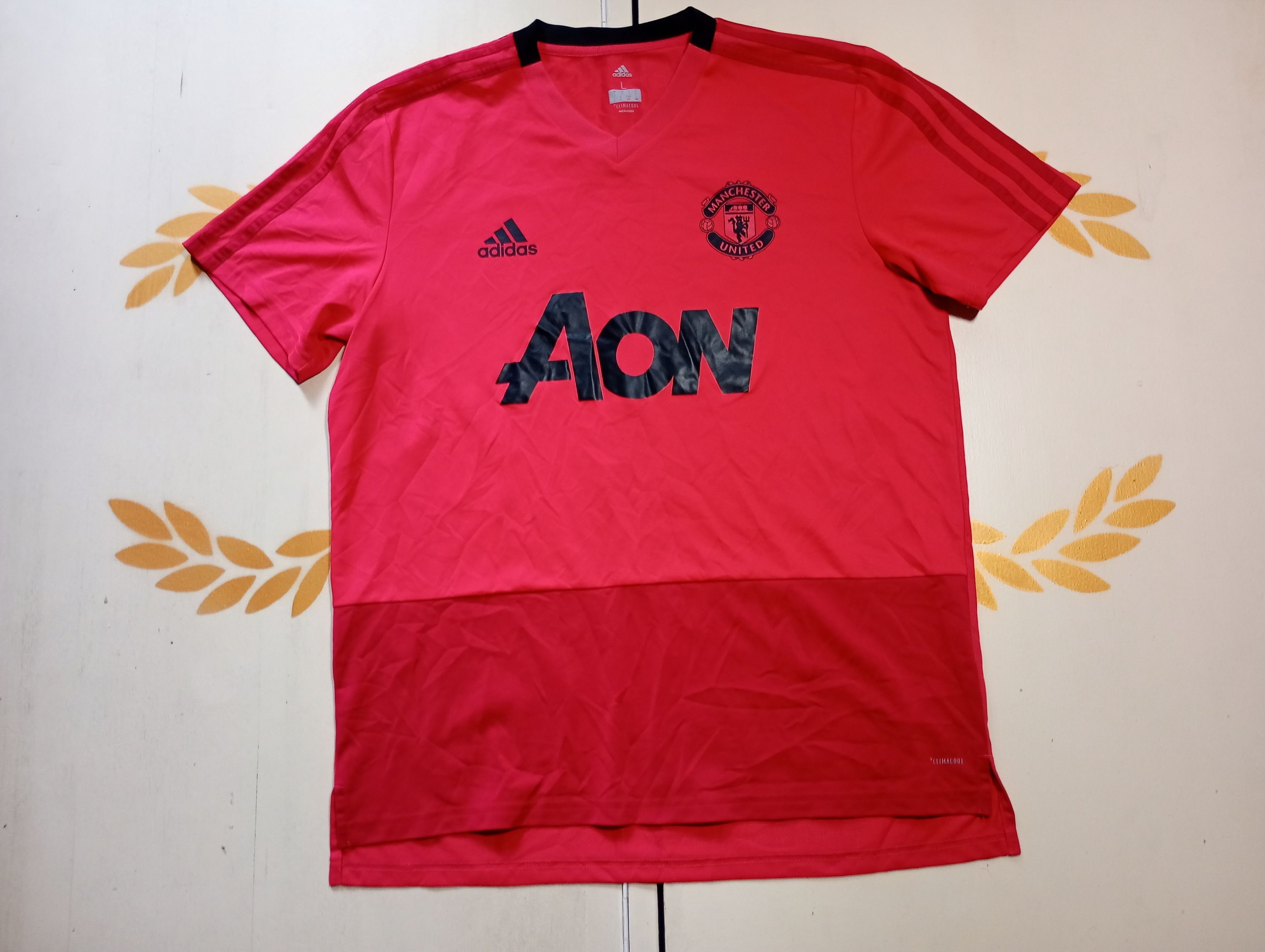 Adidas Adidas Manchester United Training Jersey 2018-2019 Size US L / EU 52-54 / 3 - 1 Thumbnail