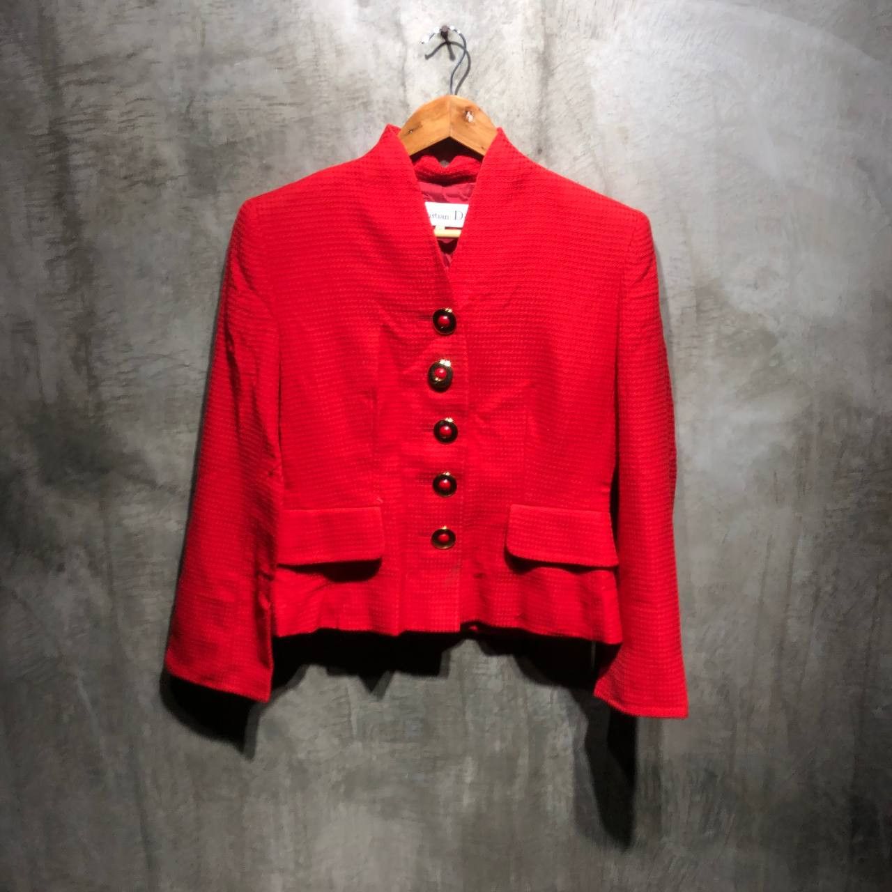 Dior Christian Dior Tweed Blazer Size S / US 4 / IT 40 - 1 Thumbnail