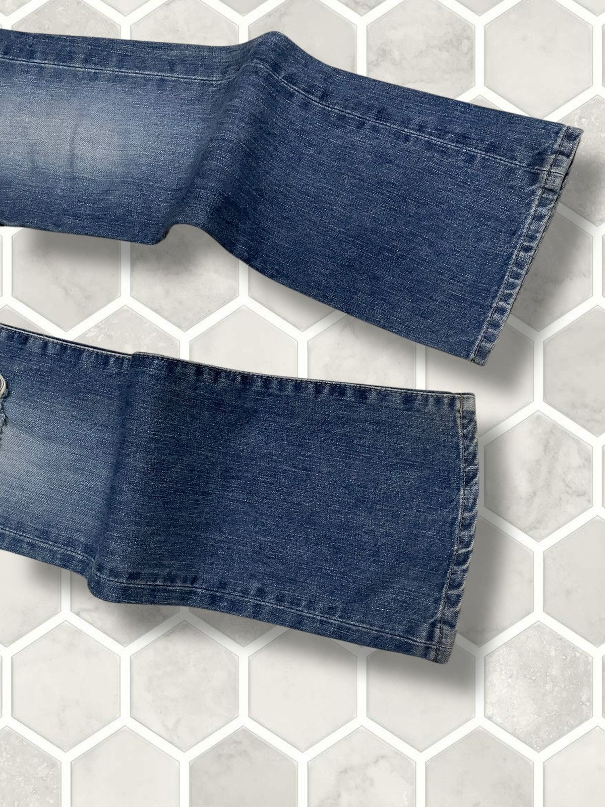 Hysteric Glamour Vintage Designer Japan 90s Rna Small Flared Distressed Denim Size US 28 / EU 44 - 5 Thumbnail