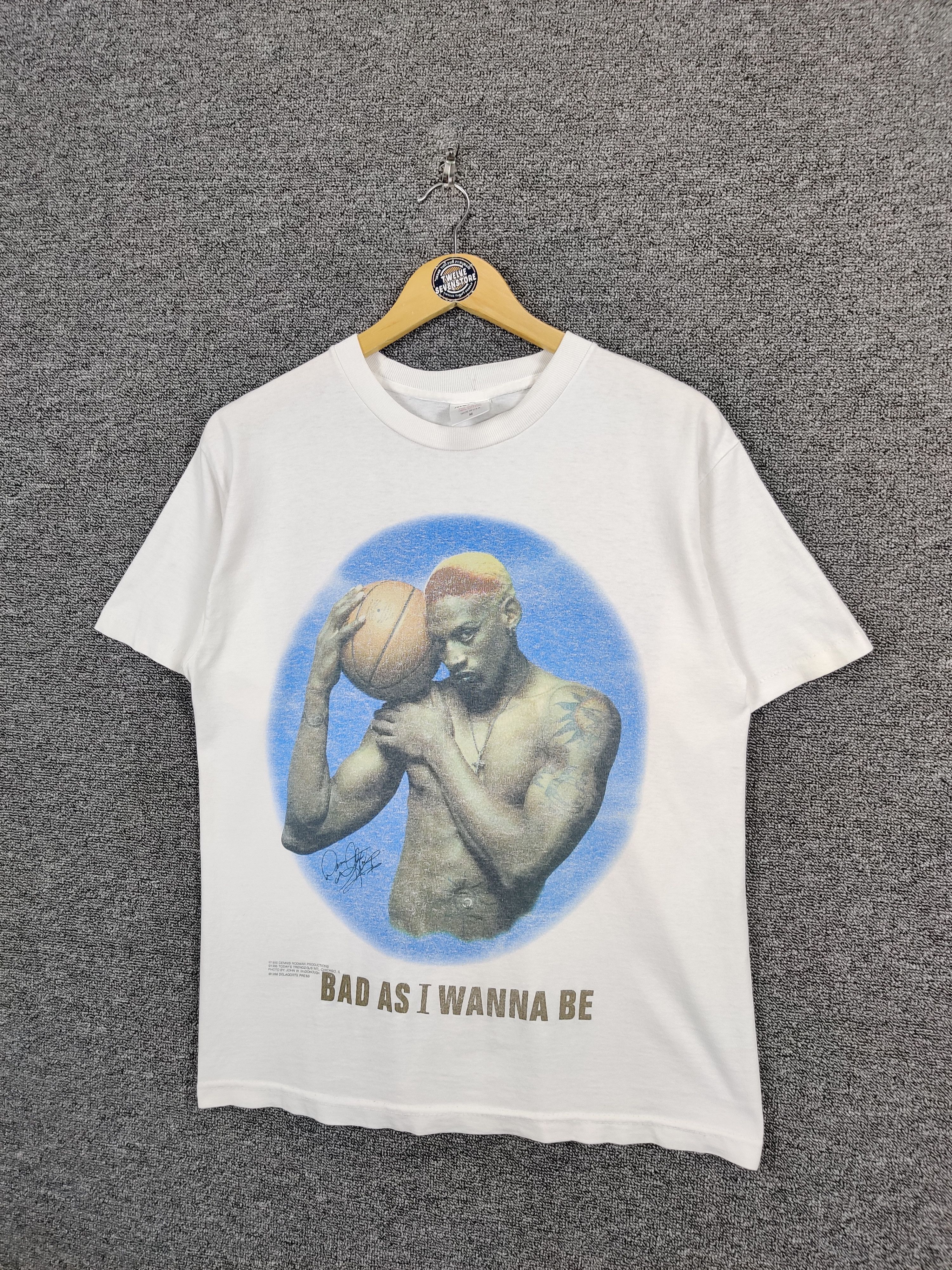 Vintage Vintage 90s Dennis Rodman Bad As I Wanna Be Tshirt Size US M / EU 48-50 / 2 - 2 Thumbnail