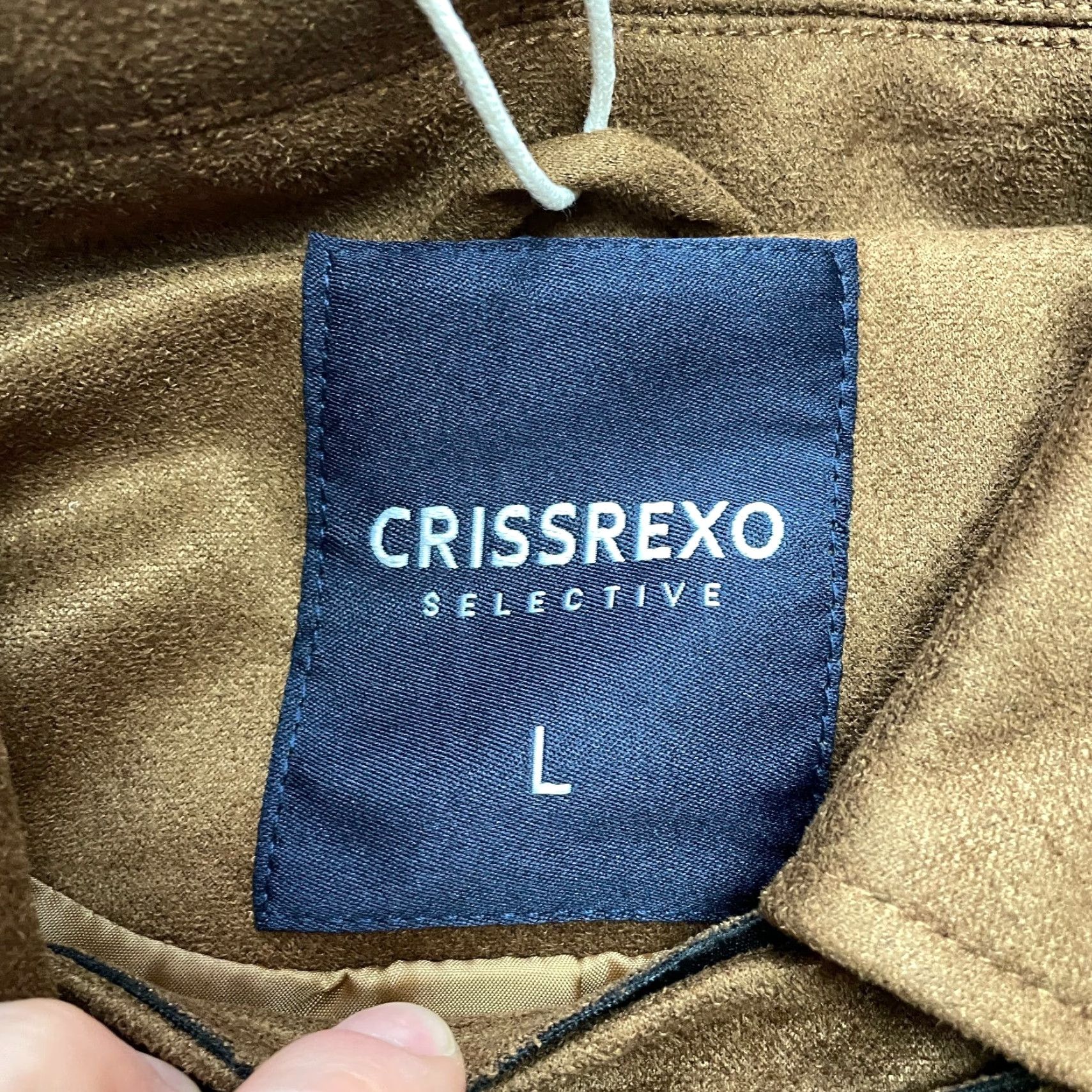 Vintage Crissexo Coat Jacket Womens L Brown Faux Suede Full Zip New Size L / US 10 / IT 46 - 5 Thumbnail