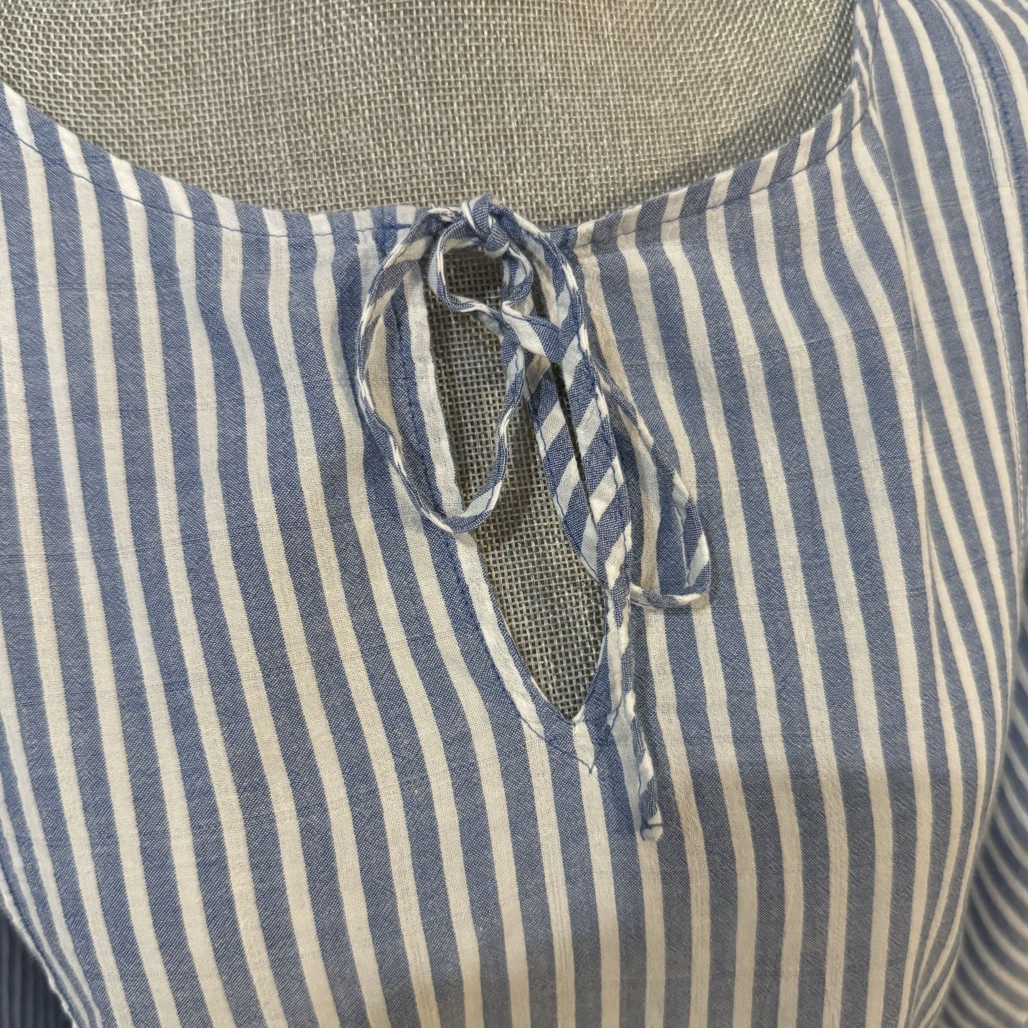 Lauren Conrad Lauren Conrad Women's Stripe Casual Blouse Medium Size M / US 6-8 / IT 42-44 - 3 Thumbnail