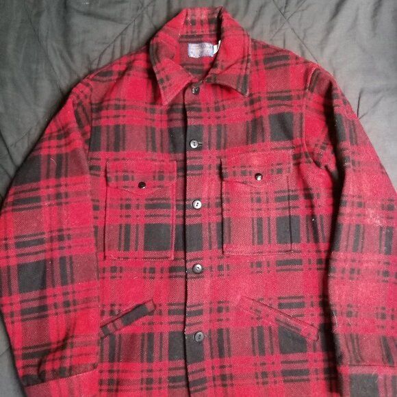 Pendleton Vintage Pendleton Mackinaw Heavy Wool Cruiser Jacket Coat Size US M / EU 48-50 / 2 - 2 Thumbnail