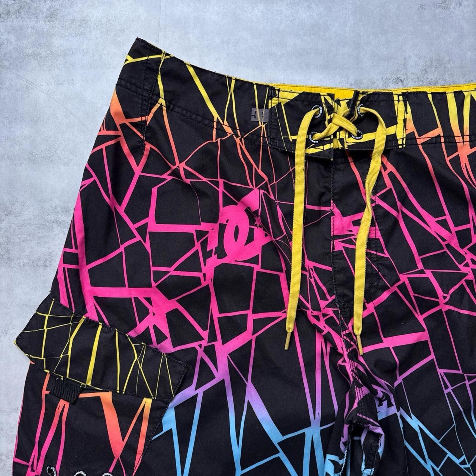 Other Y2K DC Shoes Surf 00s Board Swim Shorts Size US 36 / EU 52 - 5 Thumbnail