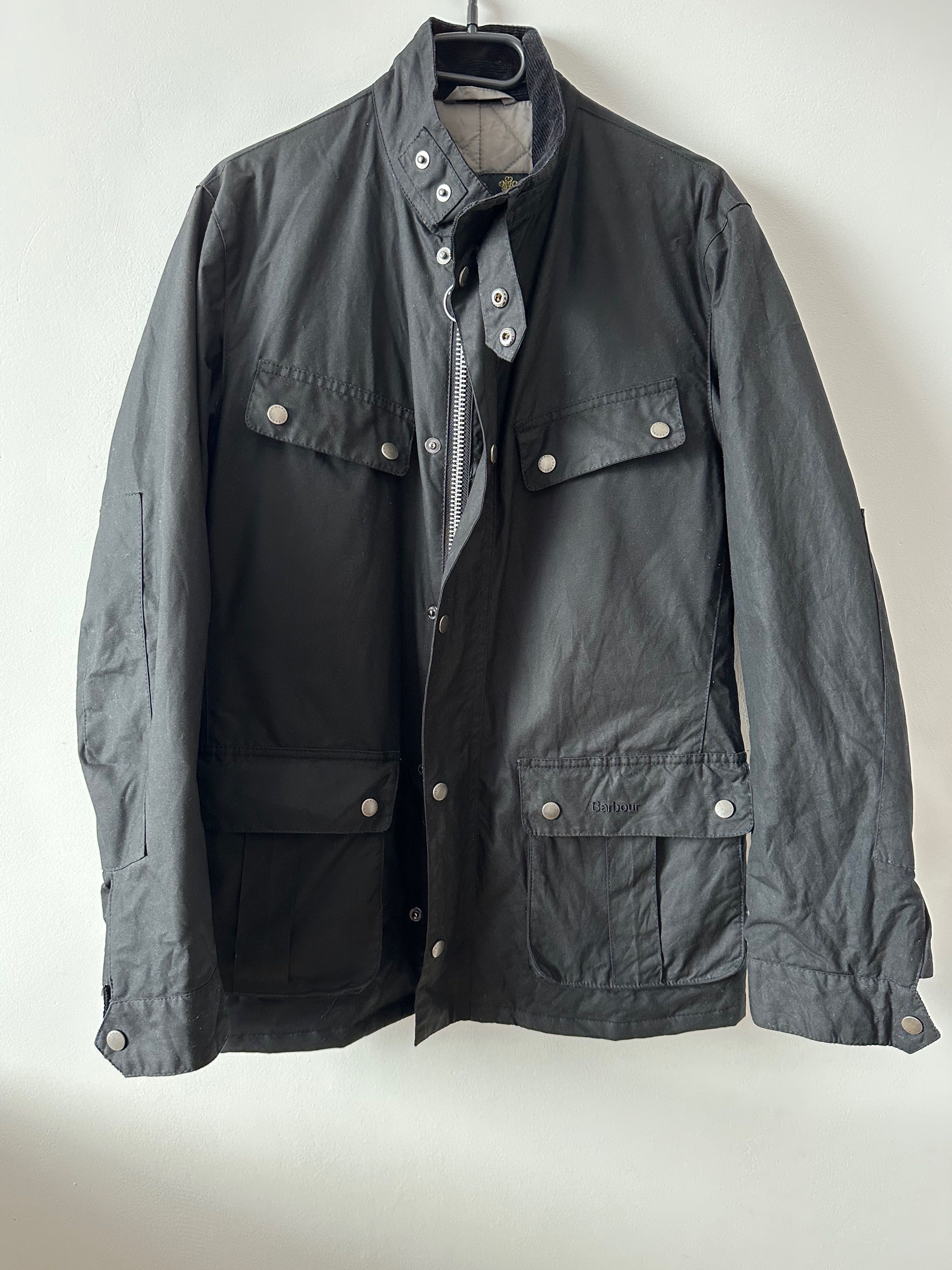 BARBOUR retail DUKE jacket waxed cotton black