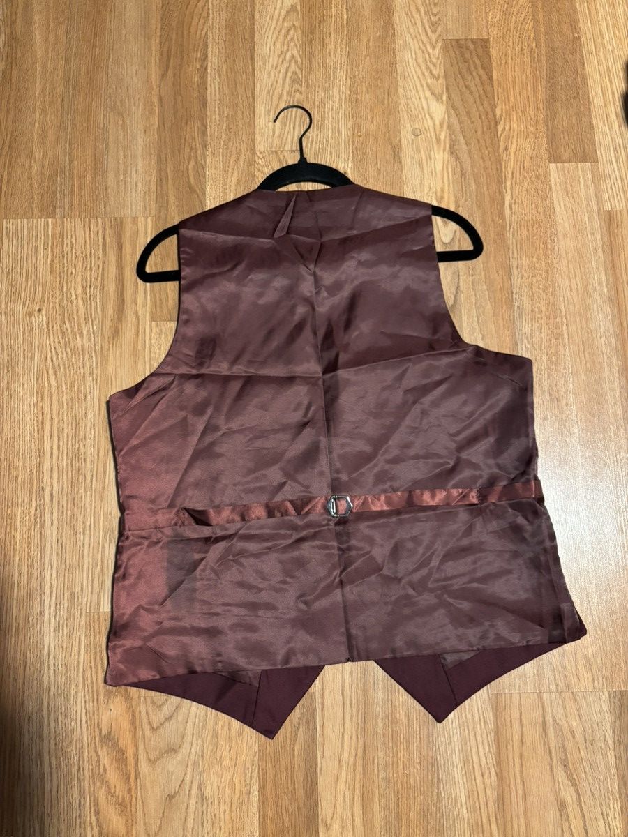 Other Burgundy Red Suit Vest Size US M / EU 48-50 / 2 - 2 Thumbnail