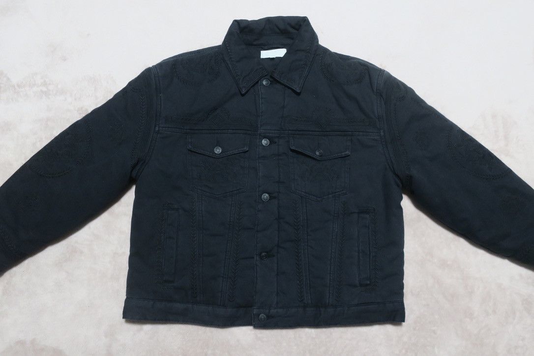 Kith Kith Men's Black Embroidered Coat Size US L / EU 52-54 / 3 - 1 Thumbnail
