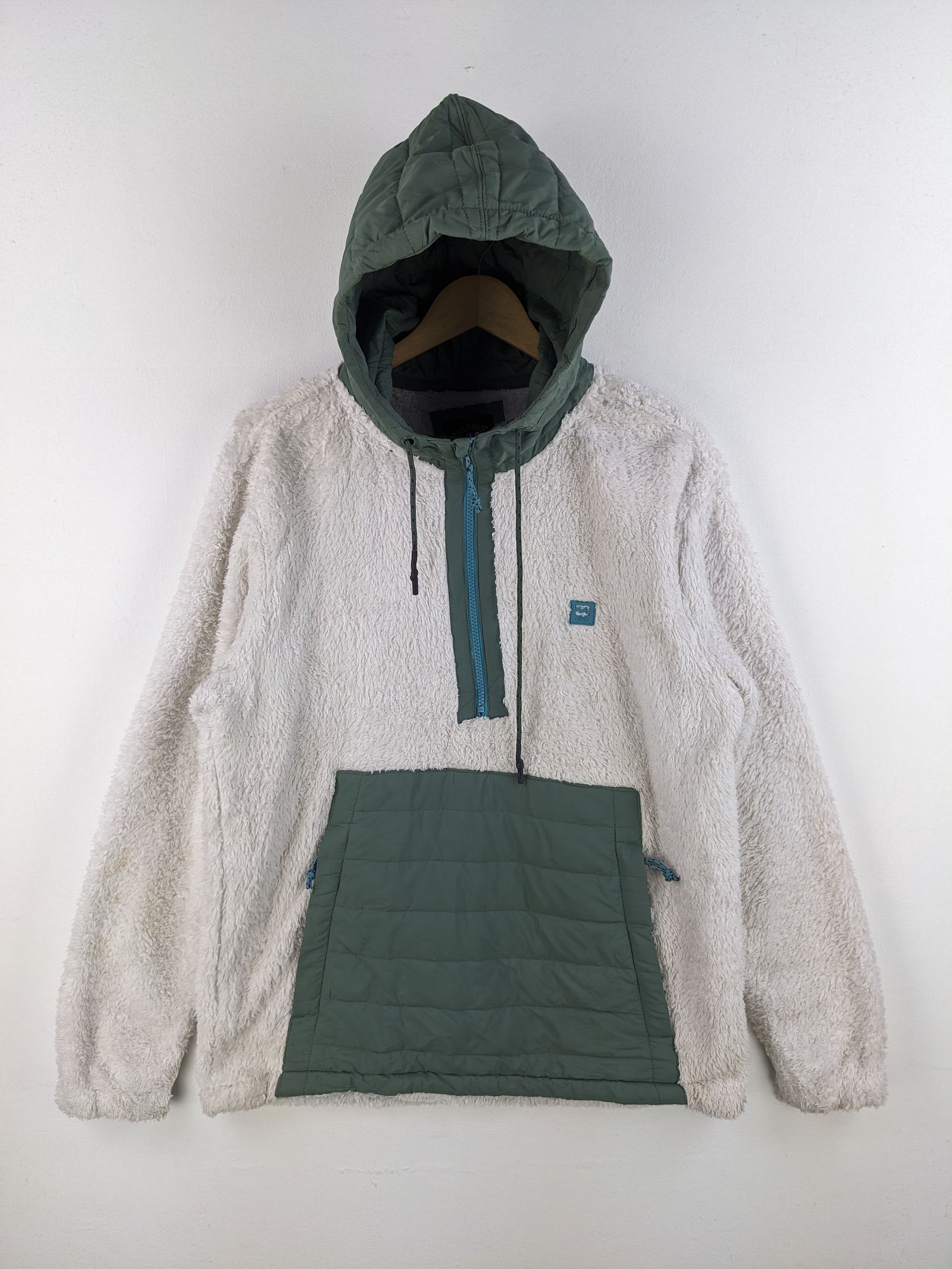 Billabong Billabong Hoodie Fleece Jacket Half Zip Anorak Style Size US M / EU 48-50 / 2 - 1 Thumbnail