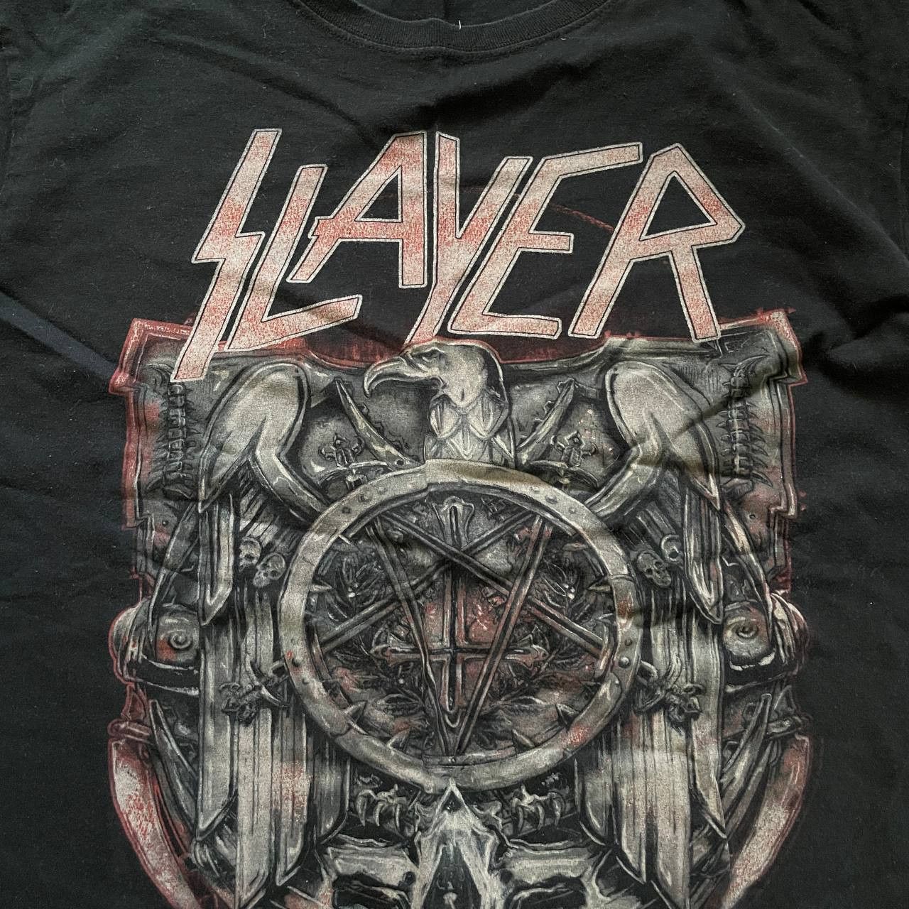 Band Tees VINTAGE Y2K SLAYER AMAZING FADED BOXY RARE T SHIRT 168 Size US L / EU 52-54 / 3 - 6 Thumbnail
