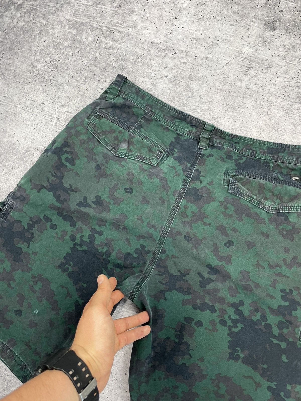 Nike Vintage Nike 90’s Y2K Style Drill Military Cargo Shorts Size US 34 / EU 50 - 18 Thumbnail