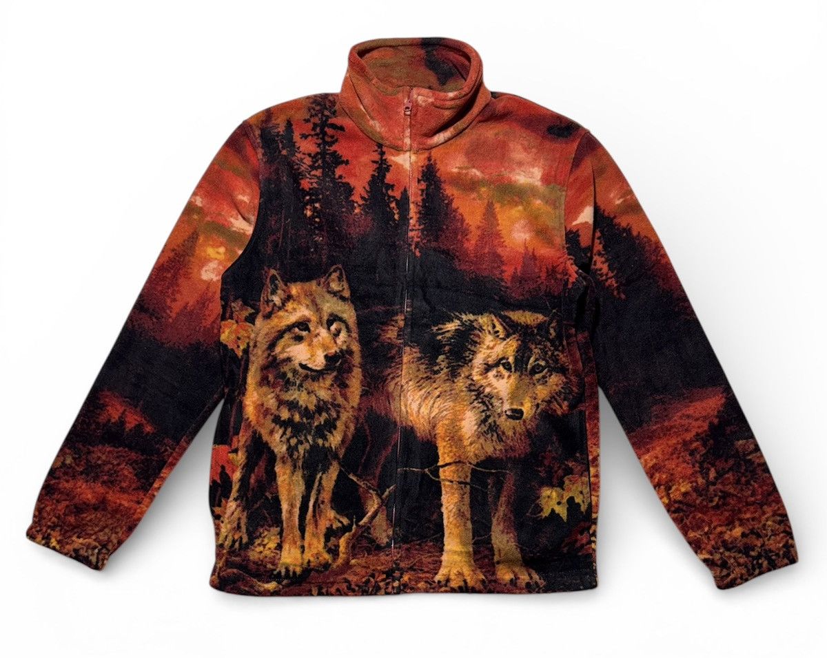 Vintage Vintage Wolf Fleece Size US M / EU 48-50 / 2 - 1 Thumbnail