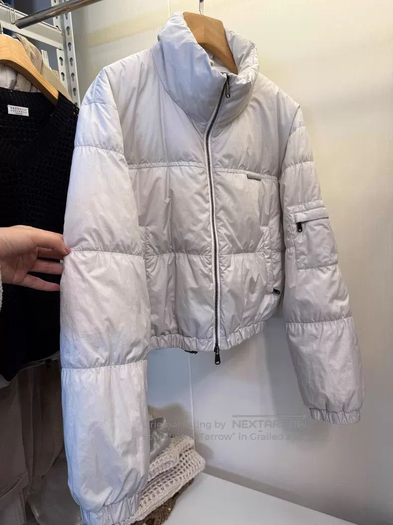 Brunello Cucinelli Brunello Cucinelli Beaded Goose Down Jacket Size S / US 4 / IT 40 - 4 Thumbnail