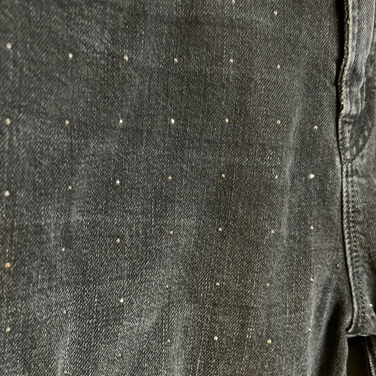 J Brand J Brand Crystal Embellished Straight Leg Ace Denim Jeans Size 26" / US 2 / IT 38 - 5 Thumbnail