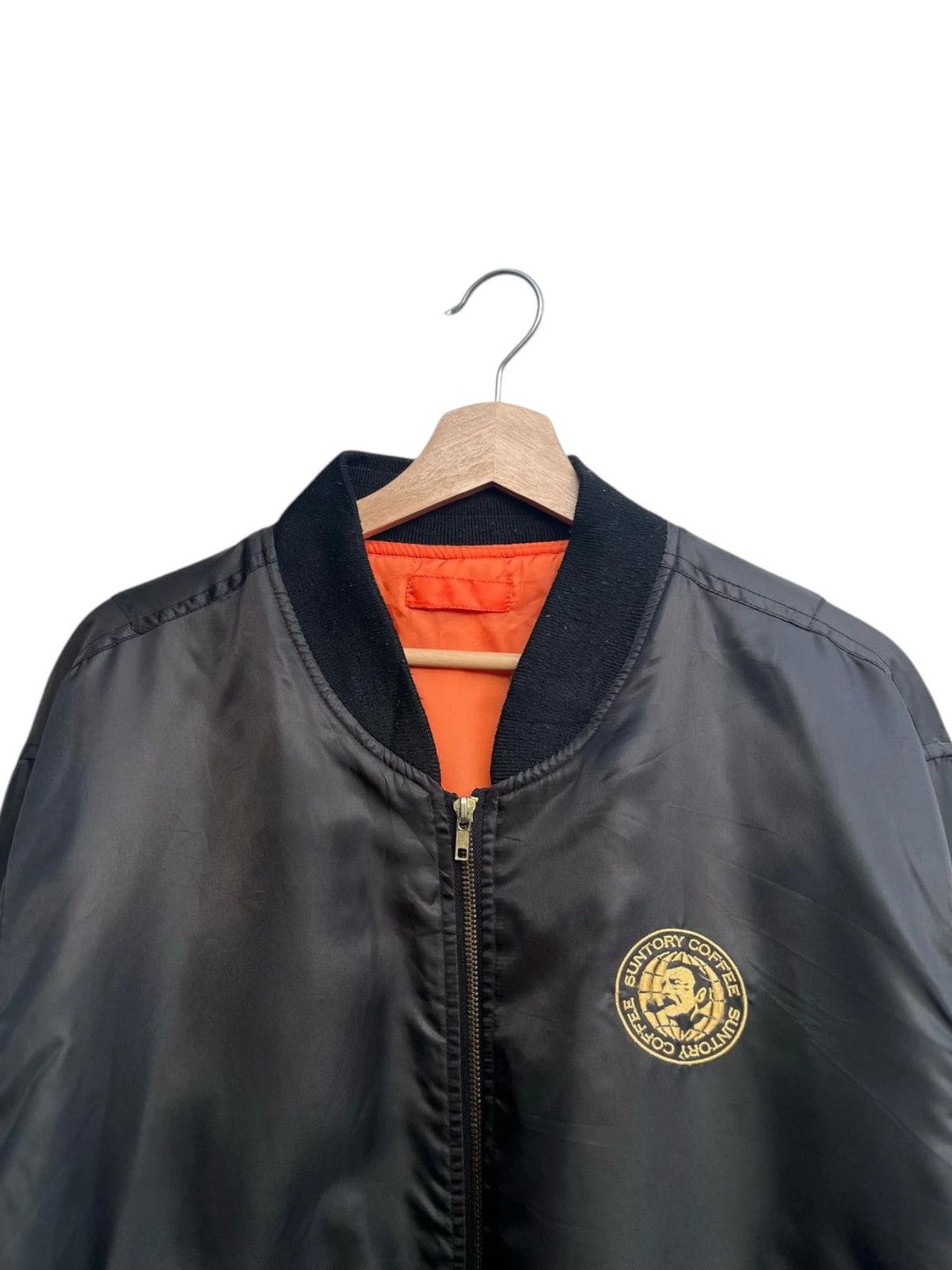 Vintage Suntory Coffee MA-1 Flight Jacket Size US S / EU 44-46 / 1 - 5 Thumbnail