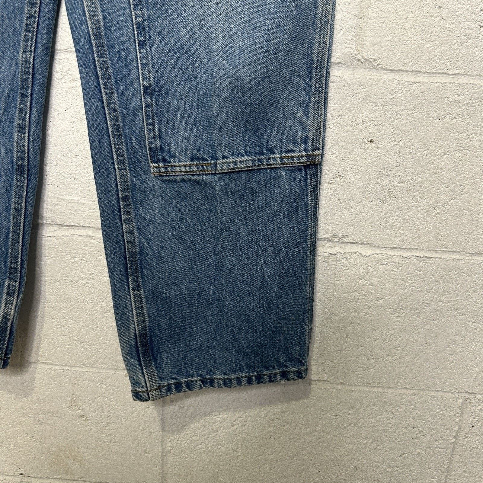 Carhartt Vintage Carhartt Logger Denim DoubleKnee Pants “Darkstone” Size US 32 / EU 48 - 7 Thumbnail