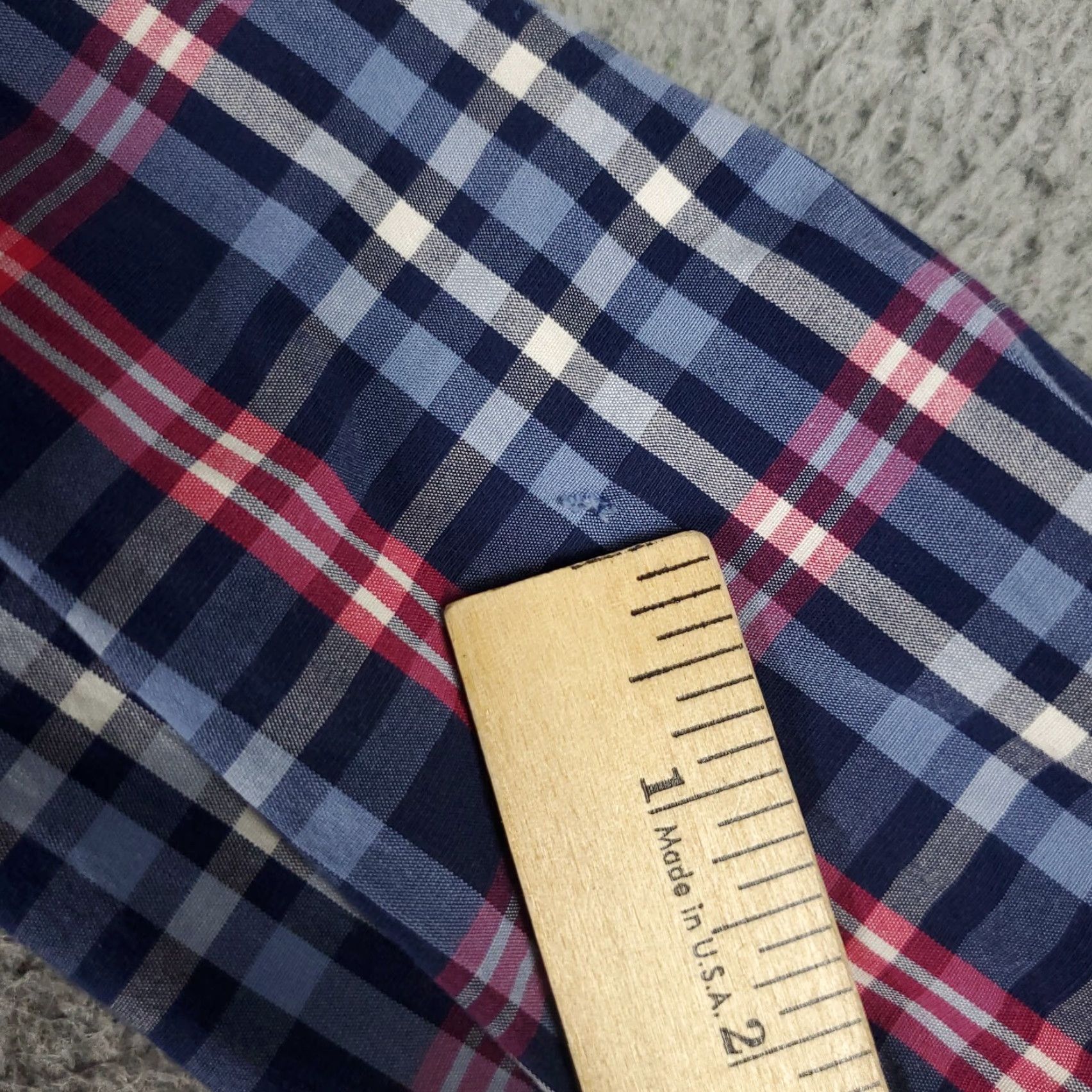 Vineyard Vines Vineyard Vines Shirt Men Large Blue Plaid Button-Up Long Sleeve Cotton Casual Preppy Classic Mens Size US L / EU 52-54 / 3 - 3 Thumbnail