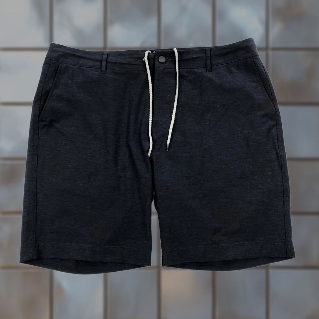 Faherty Faherty Men’s All Day Shorts Dark Heather Grey Performance Drawstring Waist 38 Size US 38 / EU 54 - 1 Thumbnail