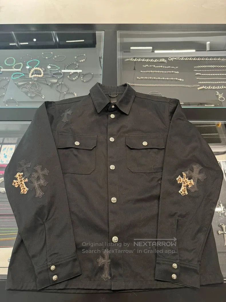 Chrome Hearts Chrome Hearts Black Leopard Print Work Jacket L. Size US L / EU 52-54 / 3 - 1 Thumbnail