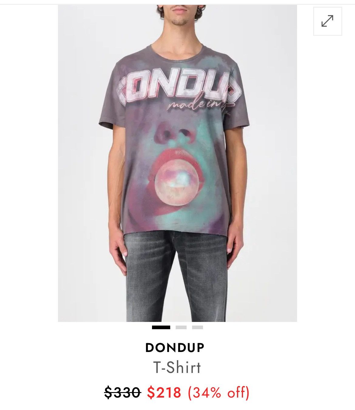 Dondup Dondup Big Logo Oversized T Shirt Size US S / EU 44-46 / 1 - 11 Thumbnail