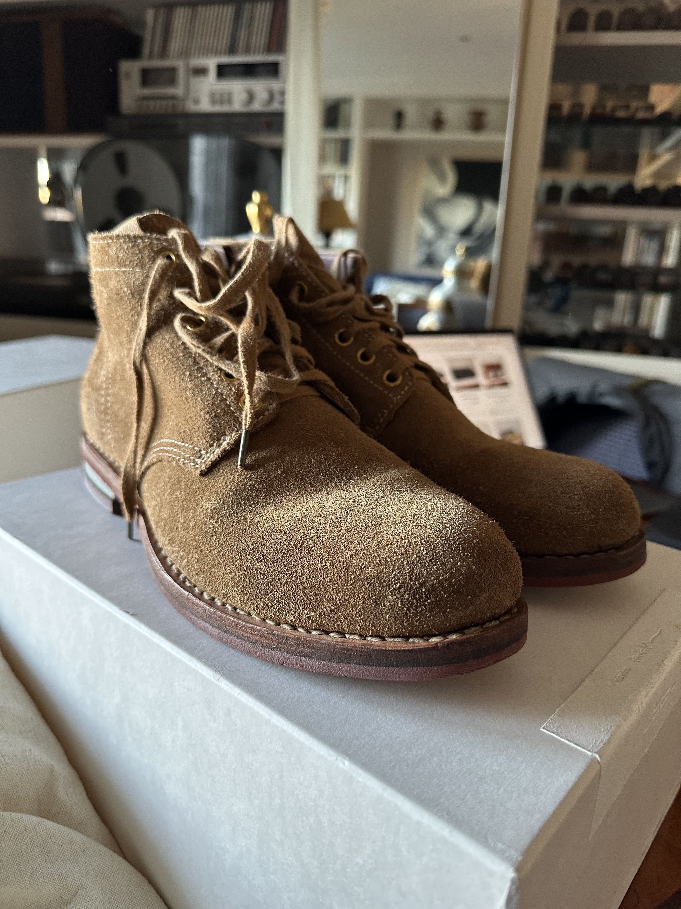 靴 visvim BRIGADIER BOOTS-FOLK MID BROWN BRIGADIER BOOTS-FOLK | Visvim Official North American Web Store