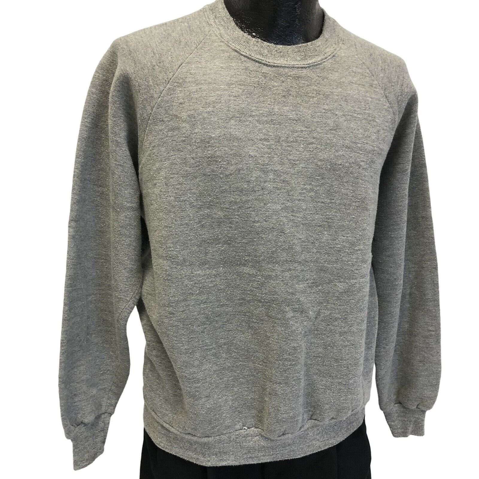 Dickies Vtg Dickies TRI BLEND Heather Gray RAGLAN Sweatshirt Size US XL / EU 56 / 4 - 2 Thumbnail