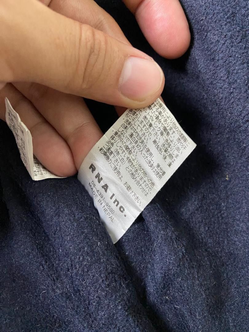 Japanese Brand R.N.A Japanese Brand Knitted Duffle Coat (188) Size US XS / EU 42 / 0 - 6 Thumbnail