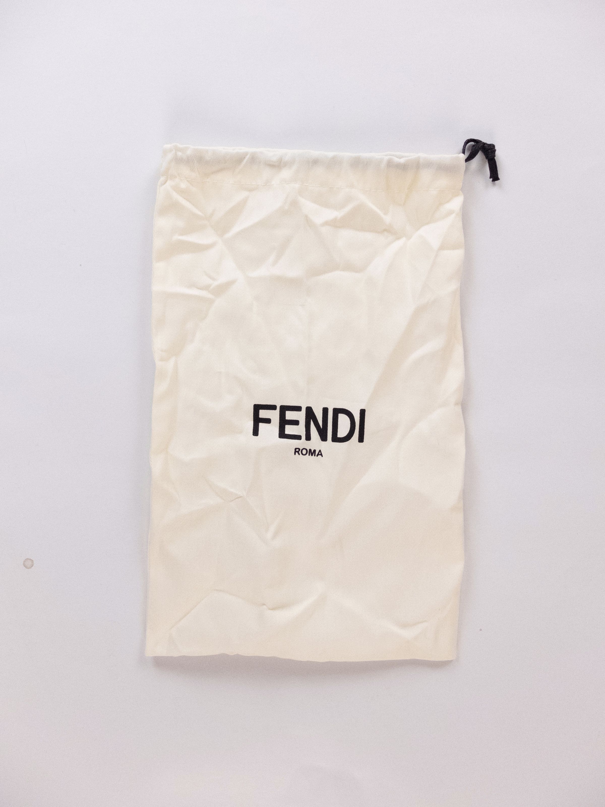 Fendi FENDI Edge dark beige FF logo embossed leather belt 90 / 36 Size 34 - 7 Thumbnail