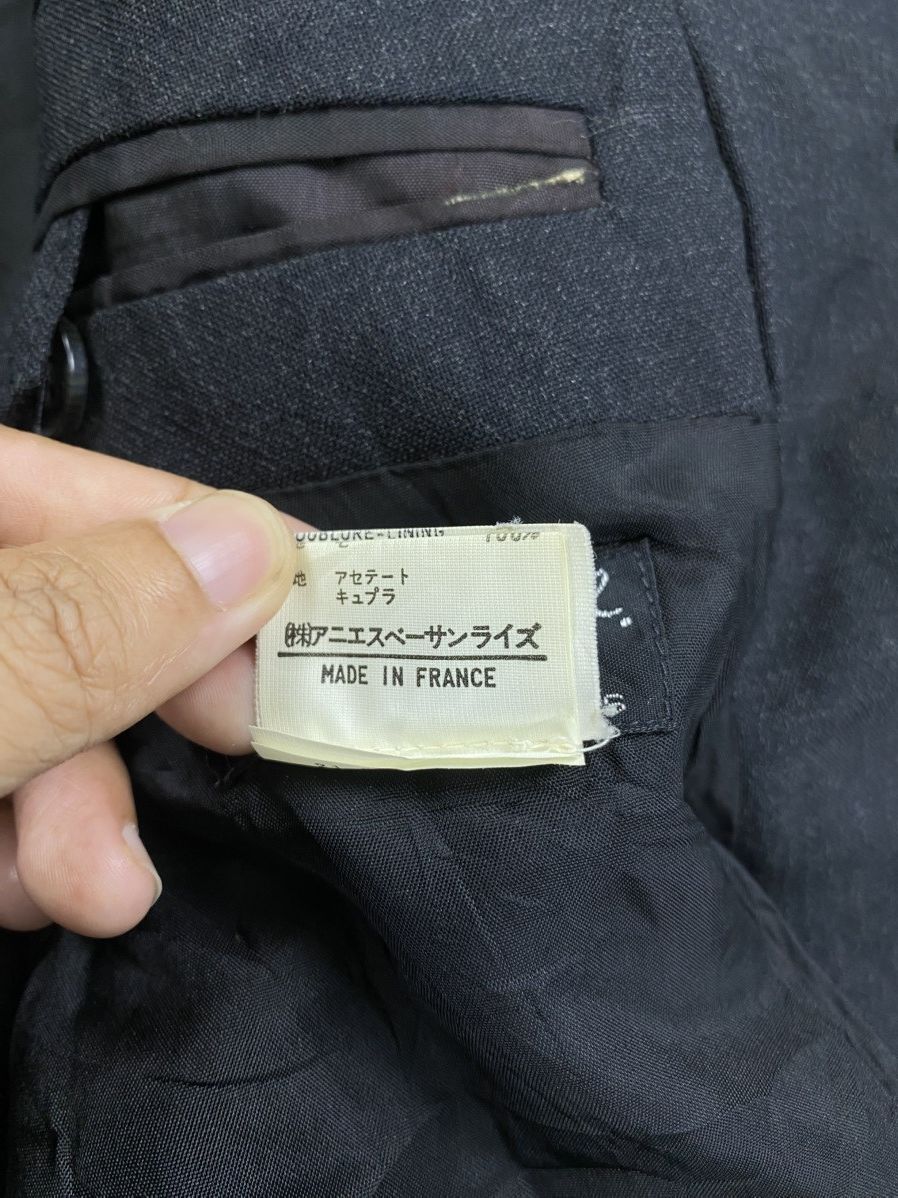 agnes b. 🔥 Agnes B. Made in France Black Blazer Jacket Size US M / EU 48-50 / 2 - 13 Thumbnail