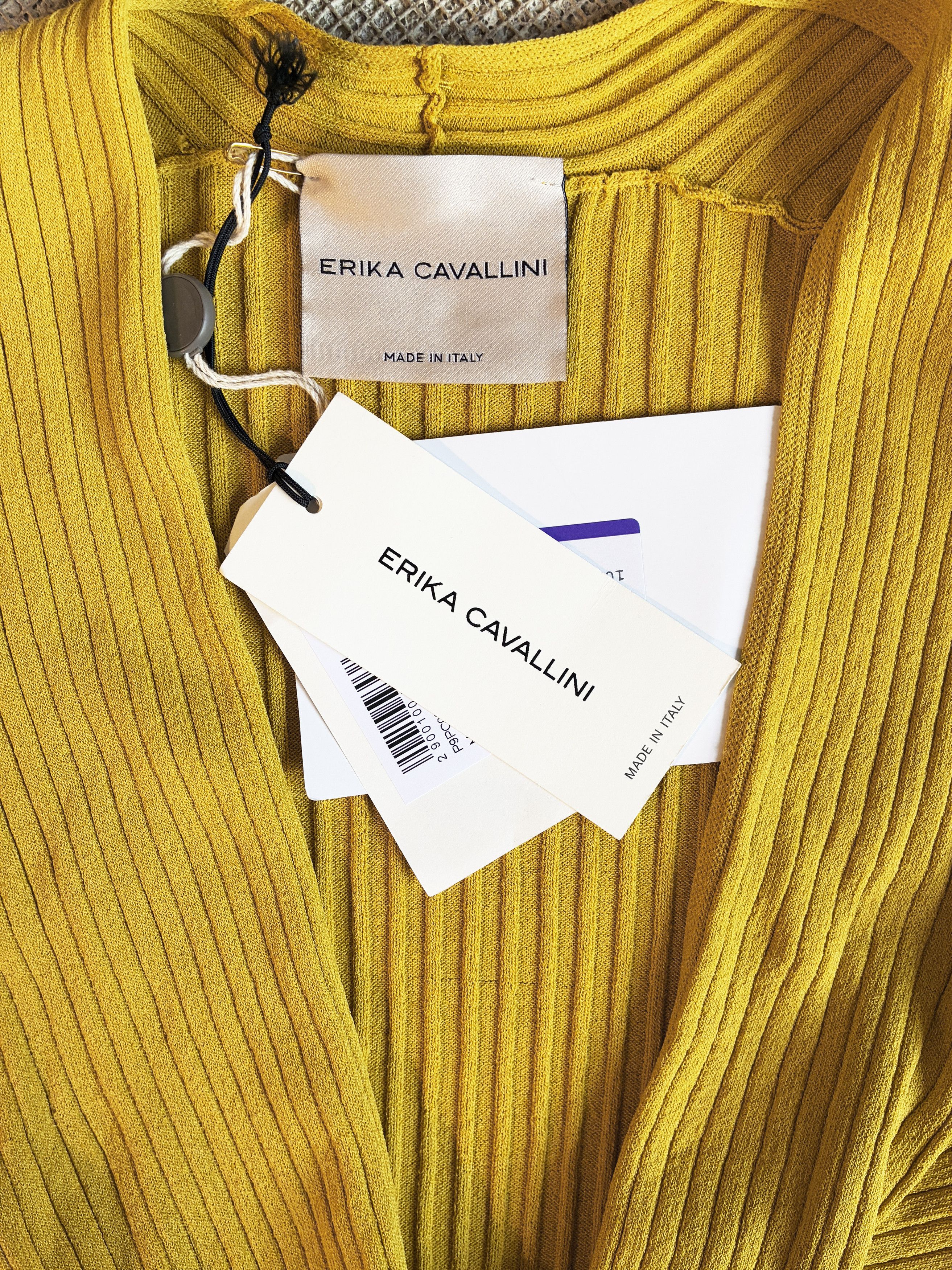 Other Long Sleeves Chartreuse Yellow Top With Front Knot Size L / US 10 / IT 46 - 4 Thumbnail