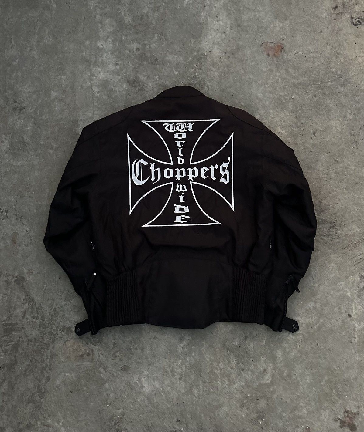 West Coast Choppers Rare Vintage Y2K West Coast Choppers iron cross biker jacket Size US L / EU 52-54 / 3 - 2 Thumbnail