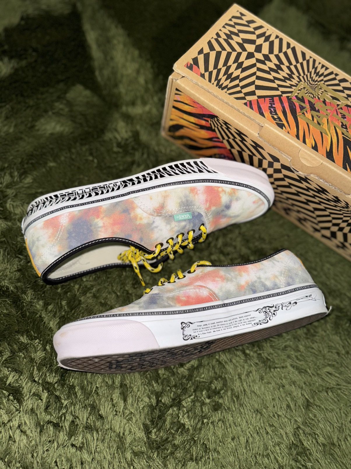 Vans [US11] Vans Vault x Aries Authentic Tie-Dye gray white Size US 11 / EU 44 - 4 Thumbnail